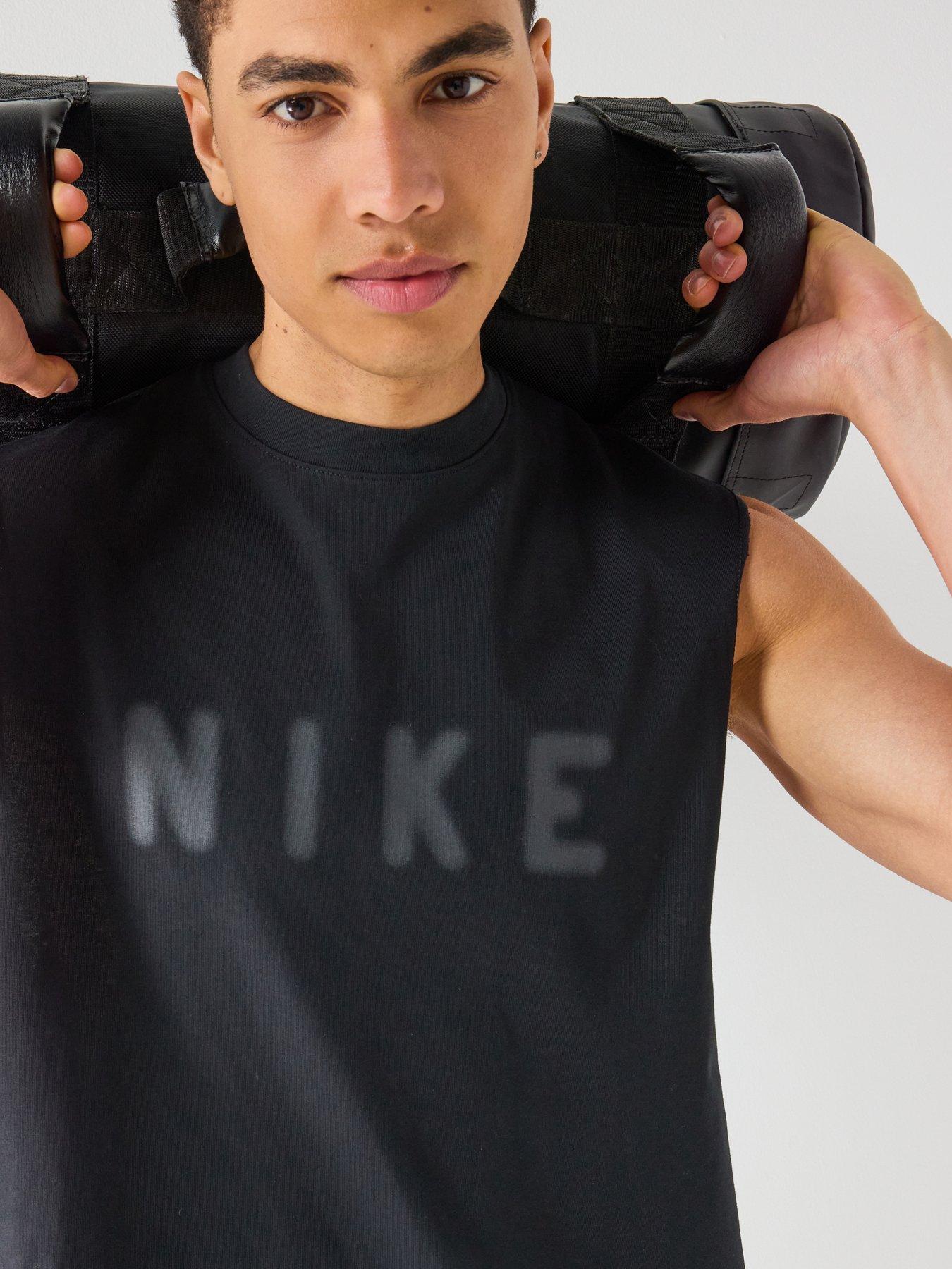 Image 4 of 7 of Nike Mens Training Dri-FIT Tank Top - Black