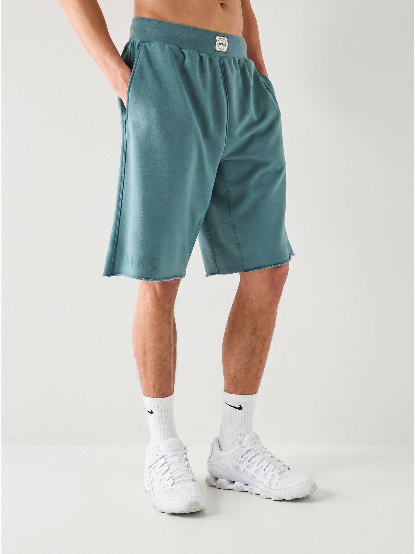 Nike Mens Training Dri-Fit Fleece Shorts - Green