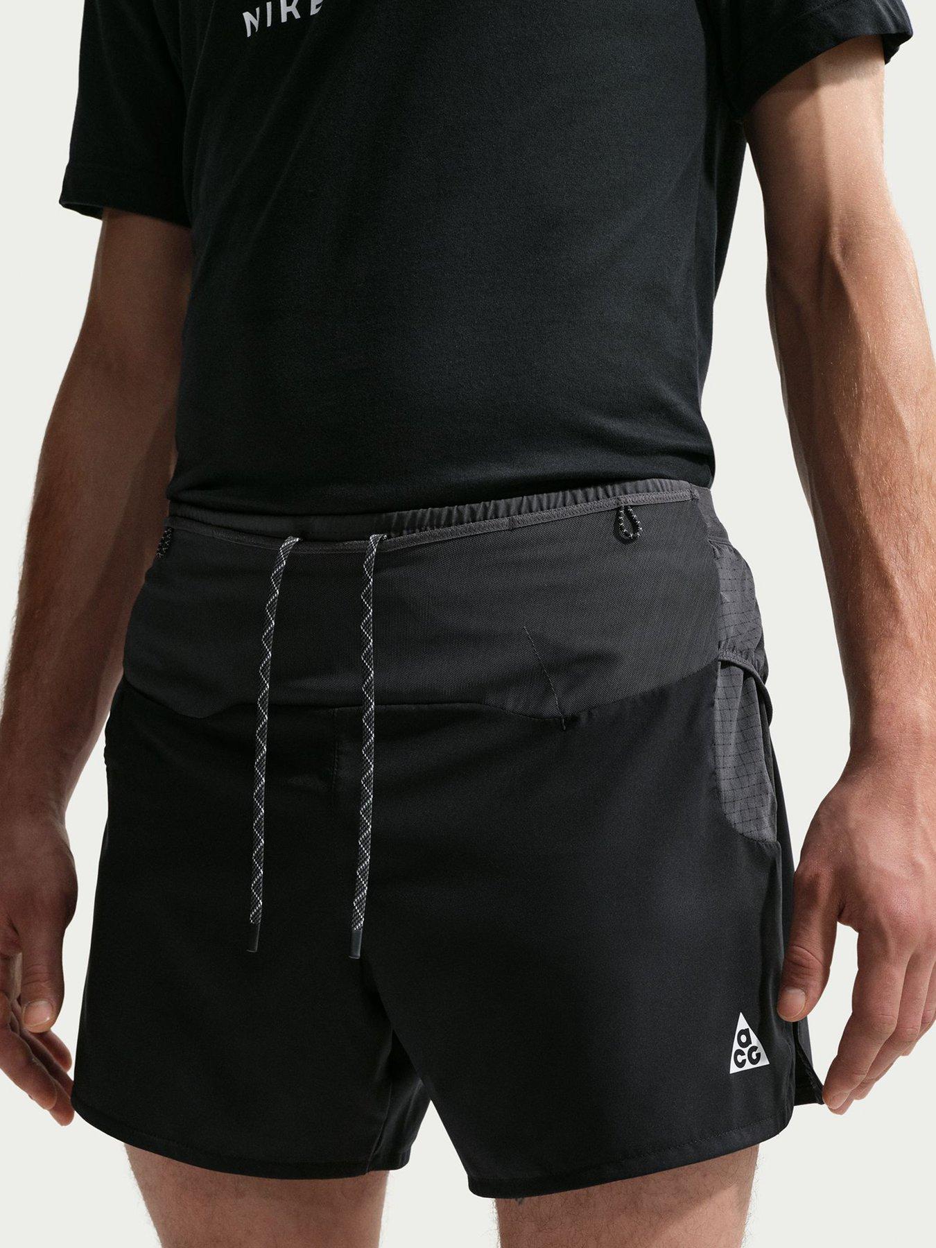 Nike Mens Trail Running ACG 5 Inch Shorts - Black