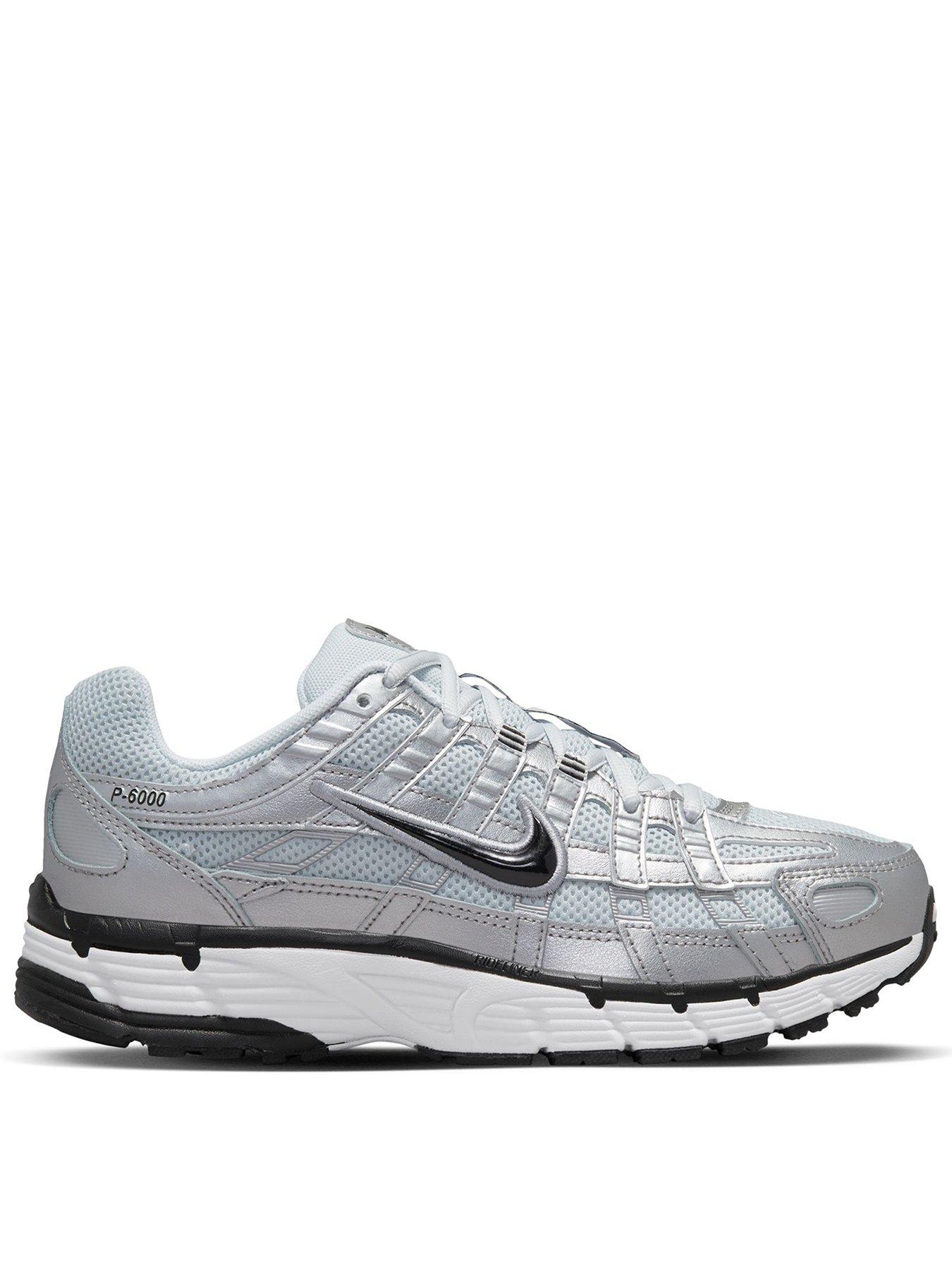 Nike P-6000 Shoes Womens - Wht/Blk/Silver - Size 7 (41) - Image 4