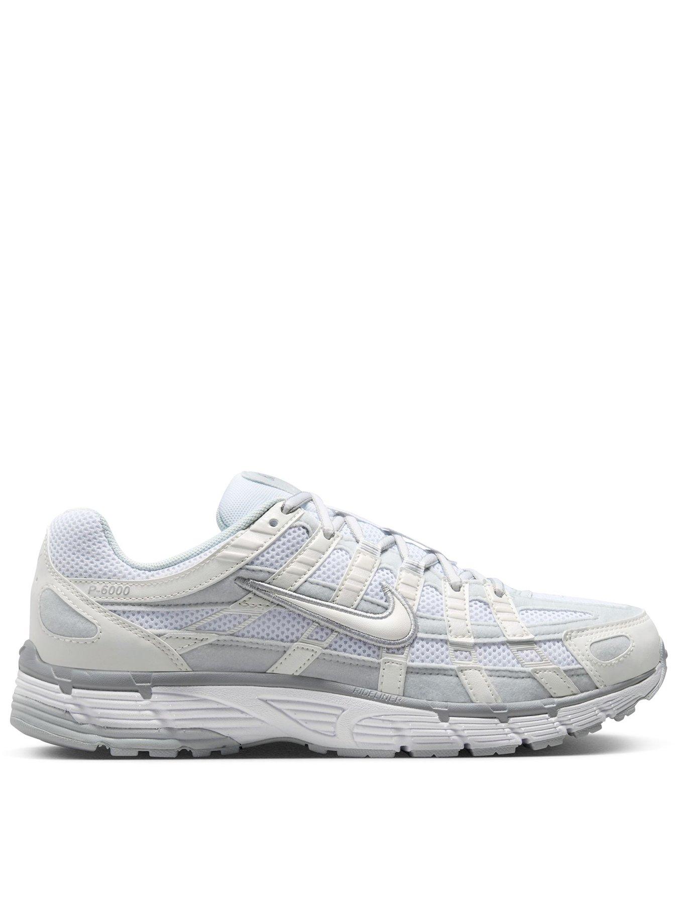 Nike Women's P-6000 Trainers, Wht/White-Pure Platinum, Size 3, Women