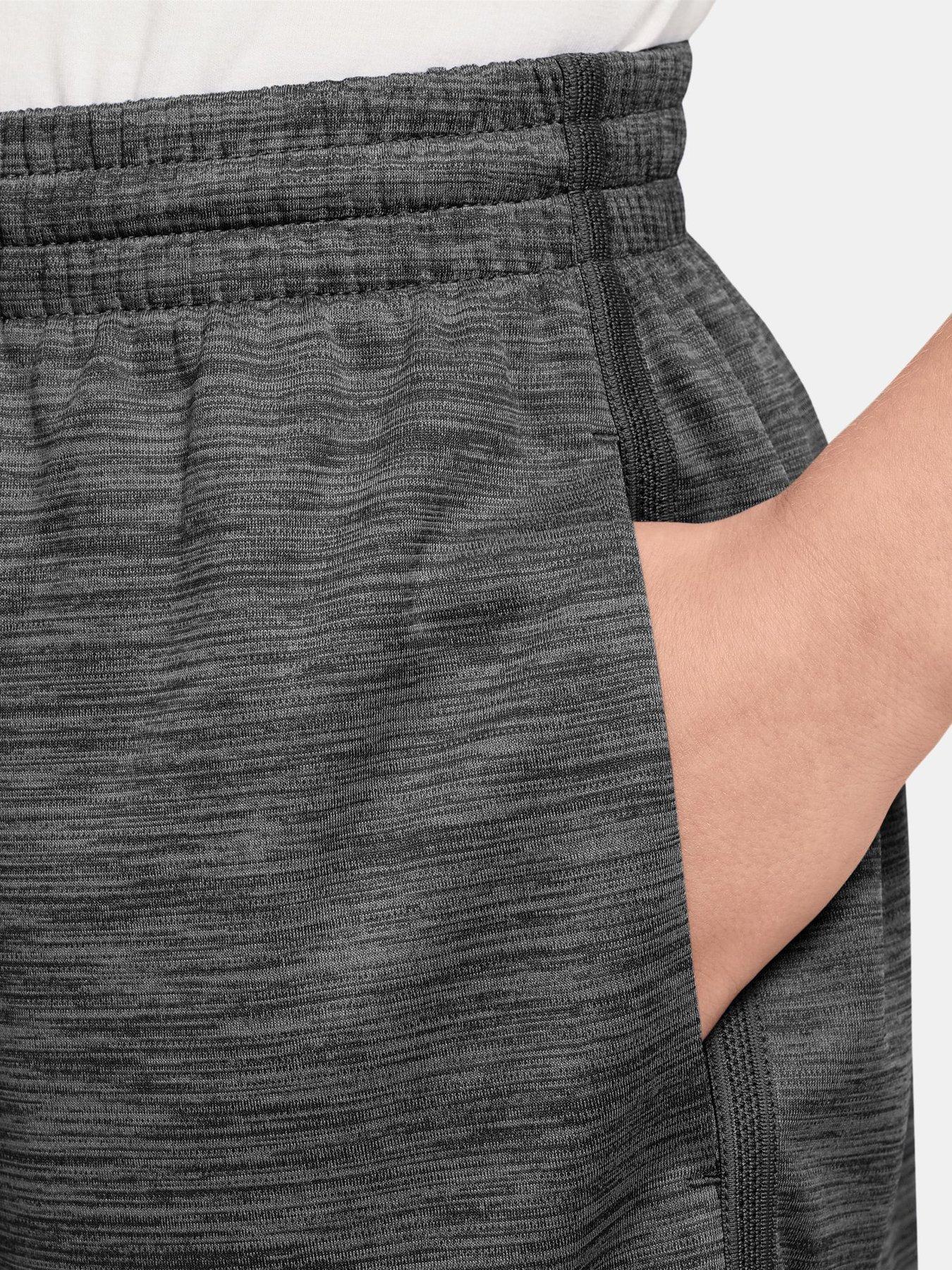 Image 3 of 5 of Nike Junior Boys Training Dri-FIT Shorts - Grey