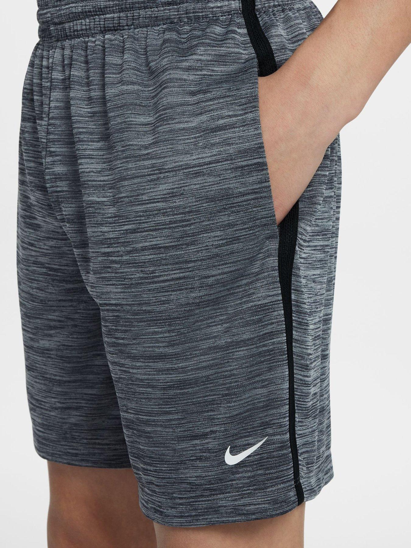 Image 5 of 5 of Nike Junior Boys Training Dri-FIT Shorts - Grey