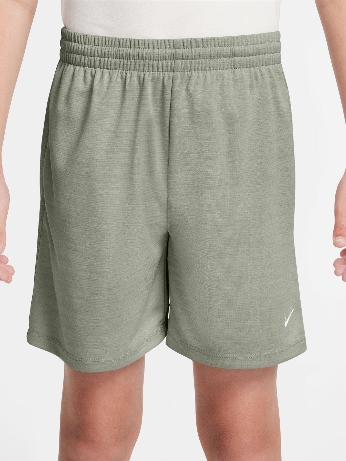 Nike Junior Boys Training Dri-Fit Shorts - Green