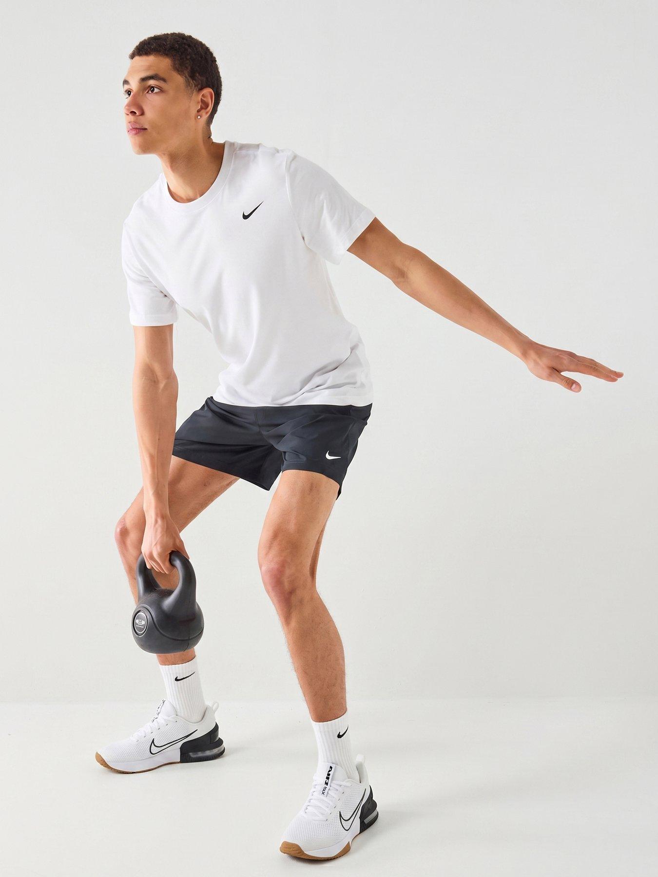Image 6 of 7 of Nike Mens Training Dri-FIT 7 Inch Unlined Versatile Shorts - Black
