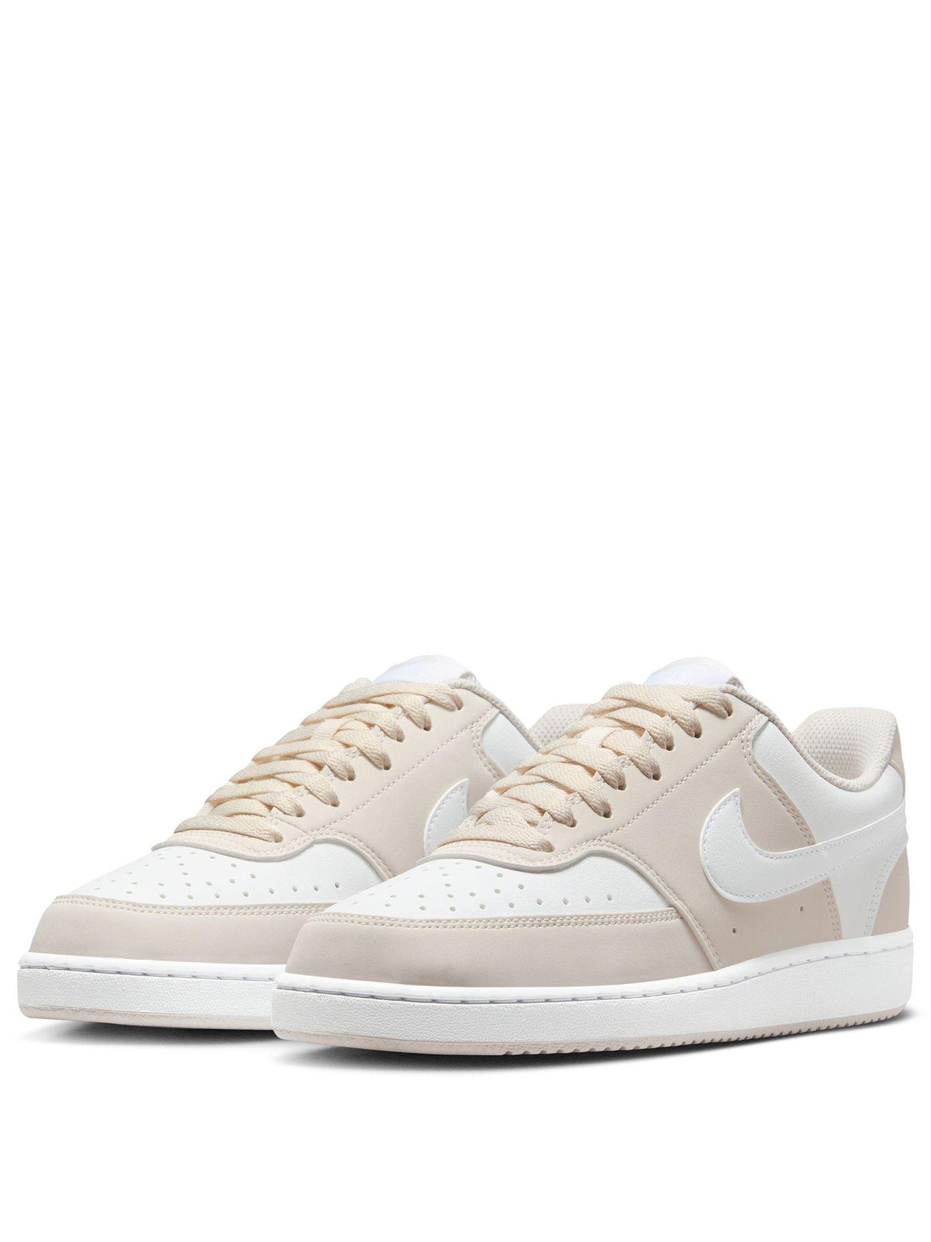 Image 2 of 7 of Nike Womens Court Vision Low Trainers - Beige