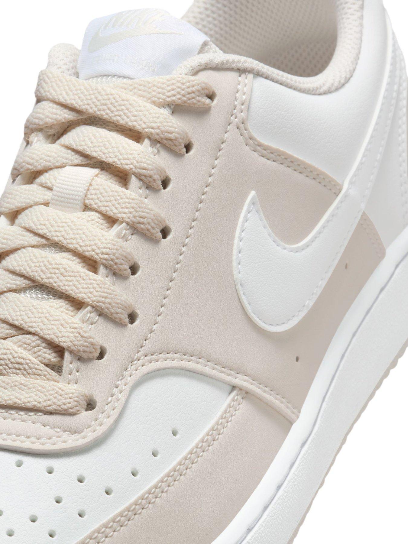 Image 5 of 7 of Nike Womens Court Vision Low Trainers - Beige