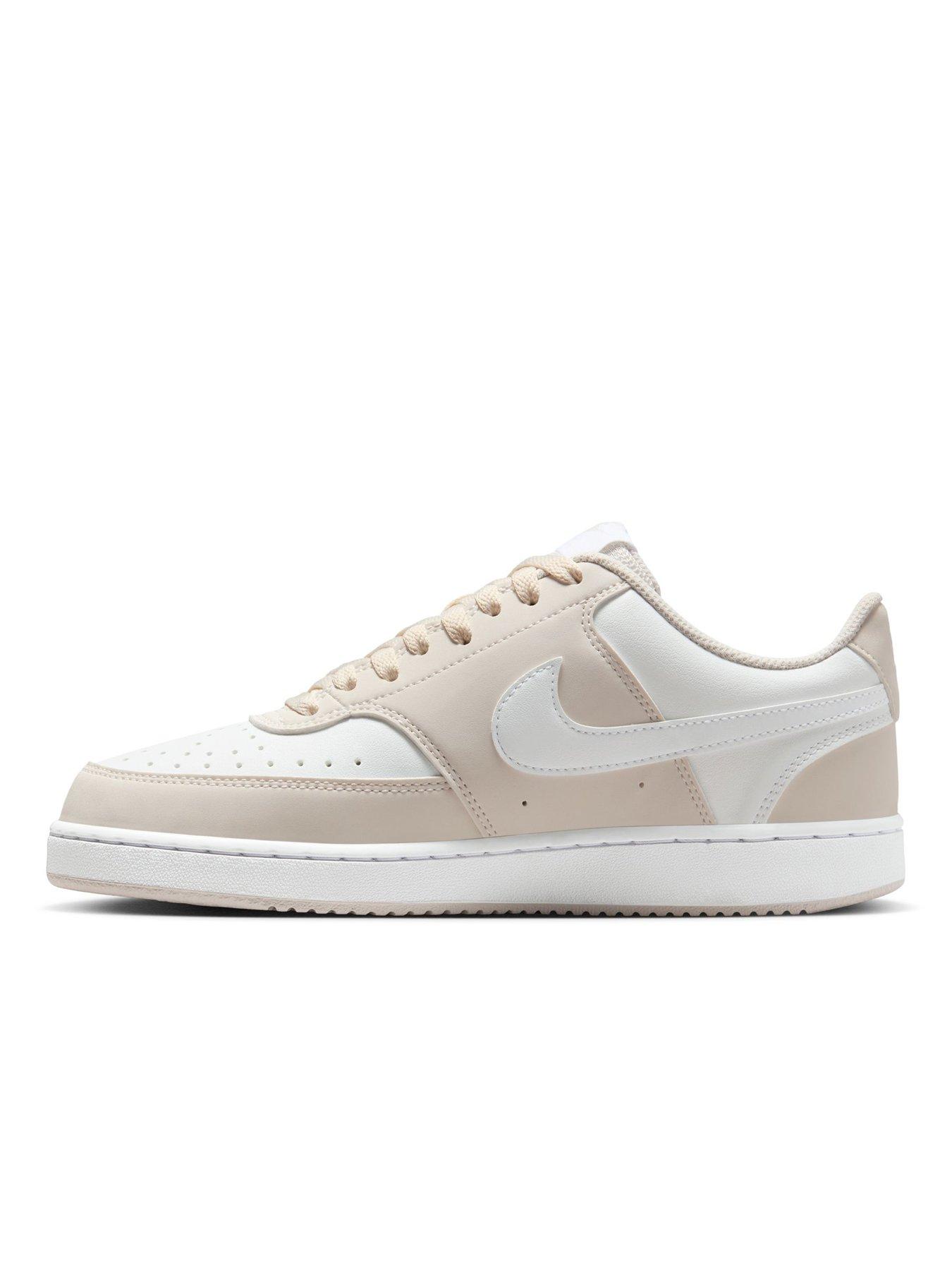 Image 6 of 7 of Nike Womens Court Vision Low Trainers - Beige