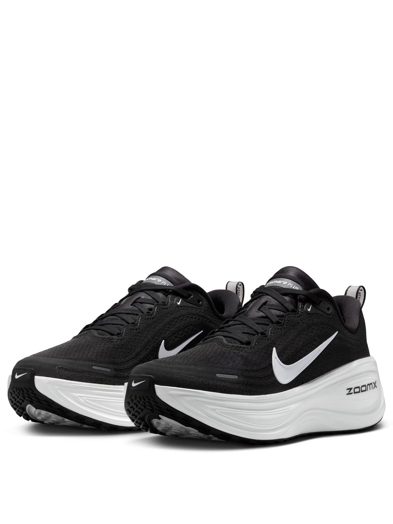 Image 2 of 8 of Nike Womens Running Vomero Plus Trainers - Black/White