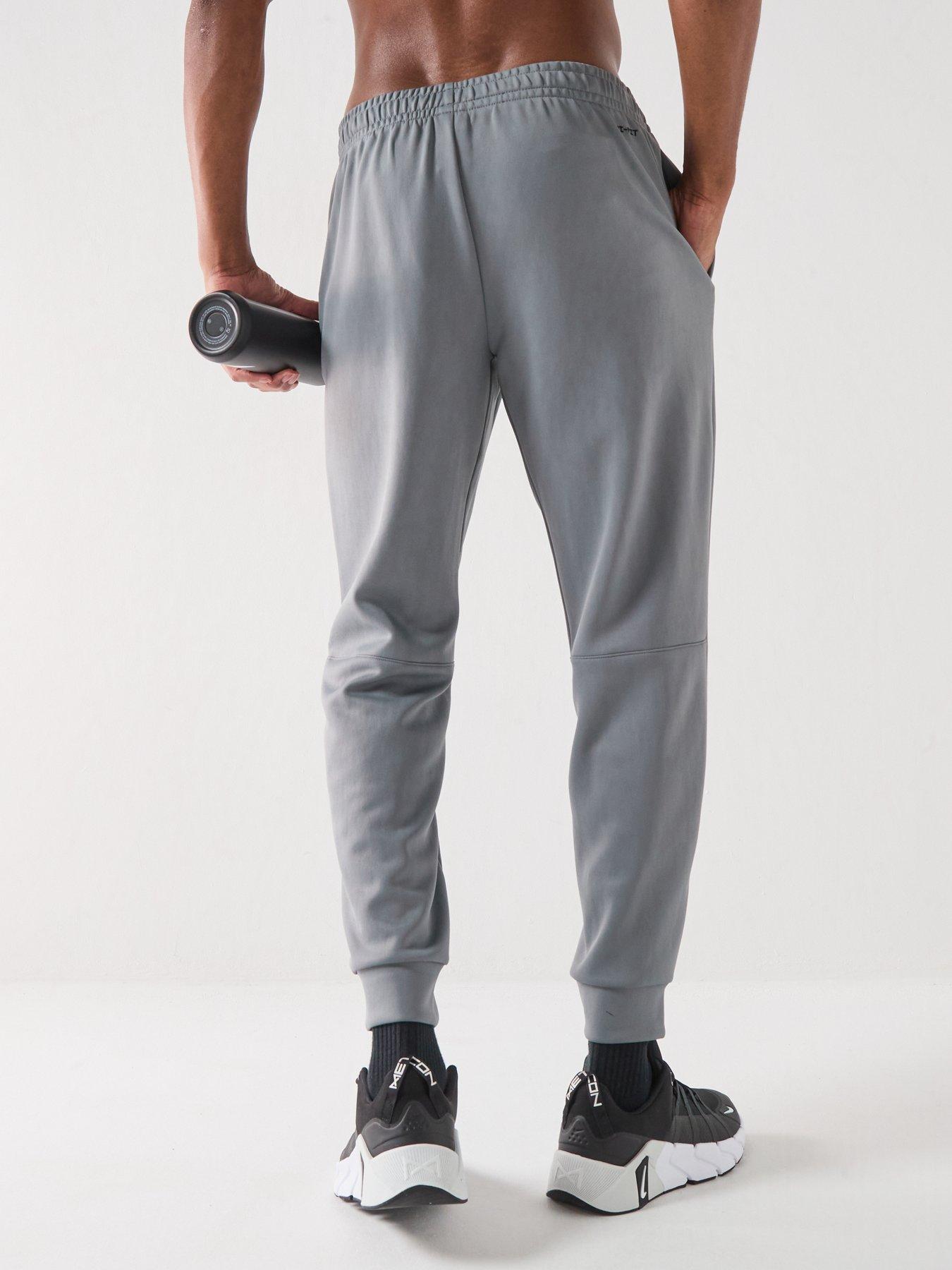 Image 2 of 6 of Nike Mens Training Dri-FIT UV Fleece Jogger Pants - Grey