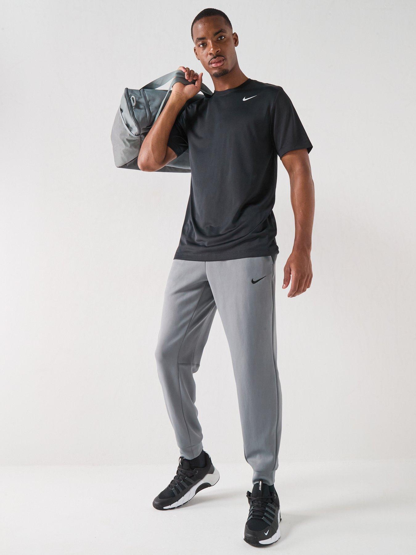 Image 3 of 6 of Nike Mens Training Dri-FIT UV Fleece Jogger Pants - Grey