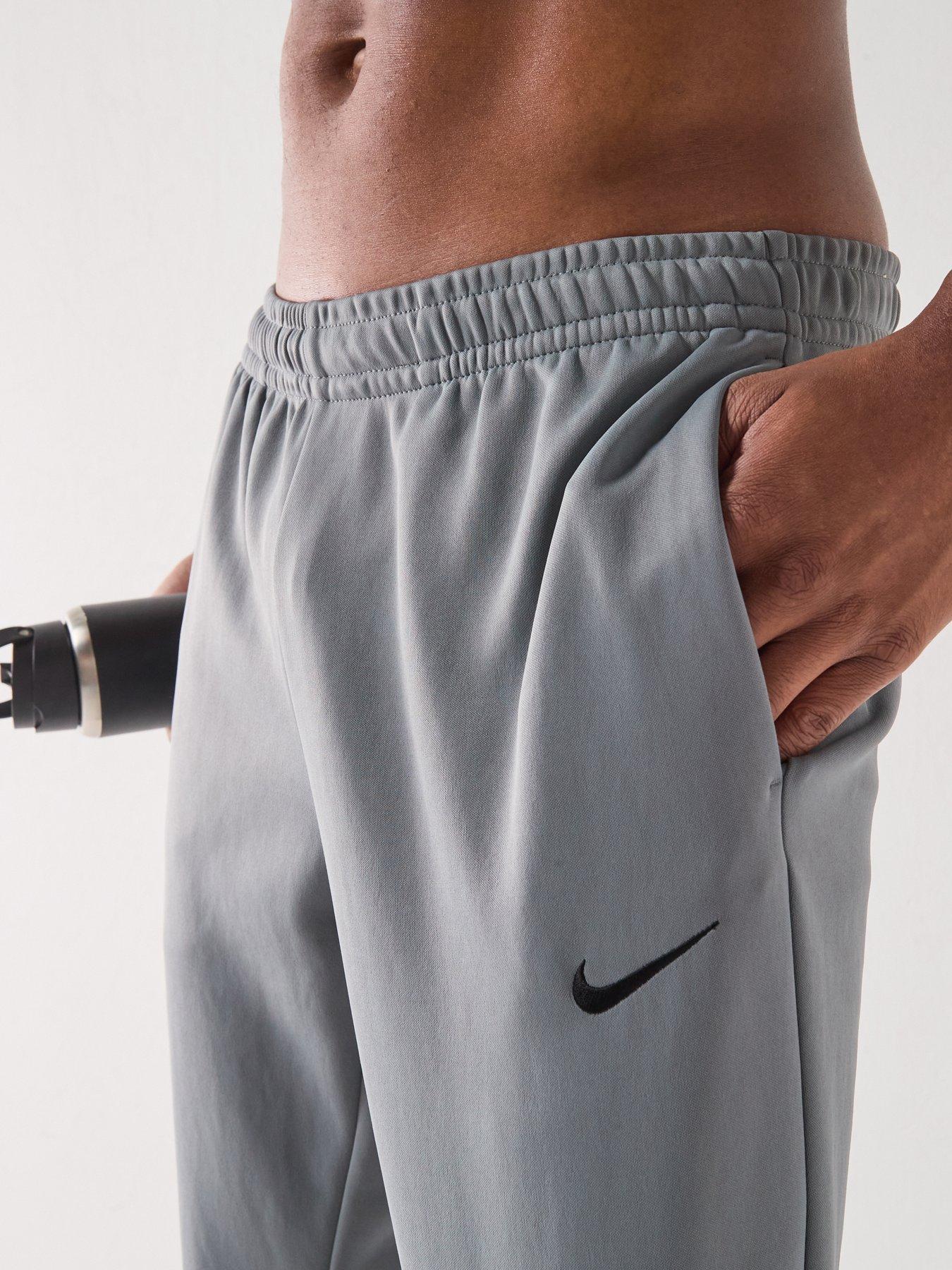 Image 4 of 6 of Nike Mens Training Dri-FIT UV Fleece Jogger Pants - Grey