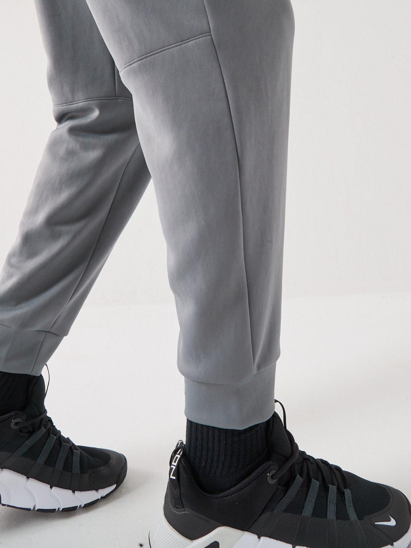 Image 5 of 6 of Nike Mens Training Dri-FIT UV Fleece Jogger Pants - Grey