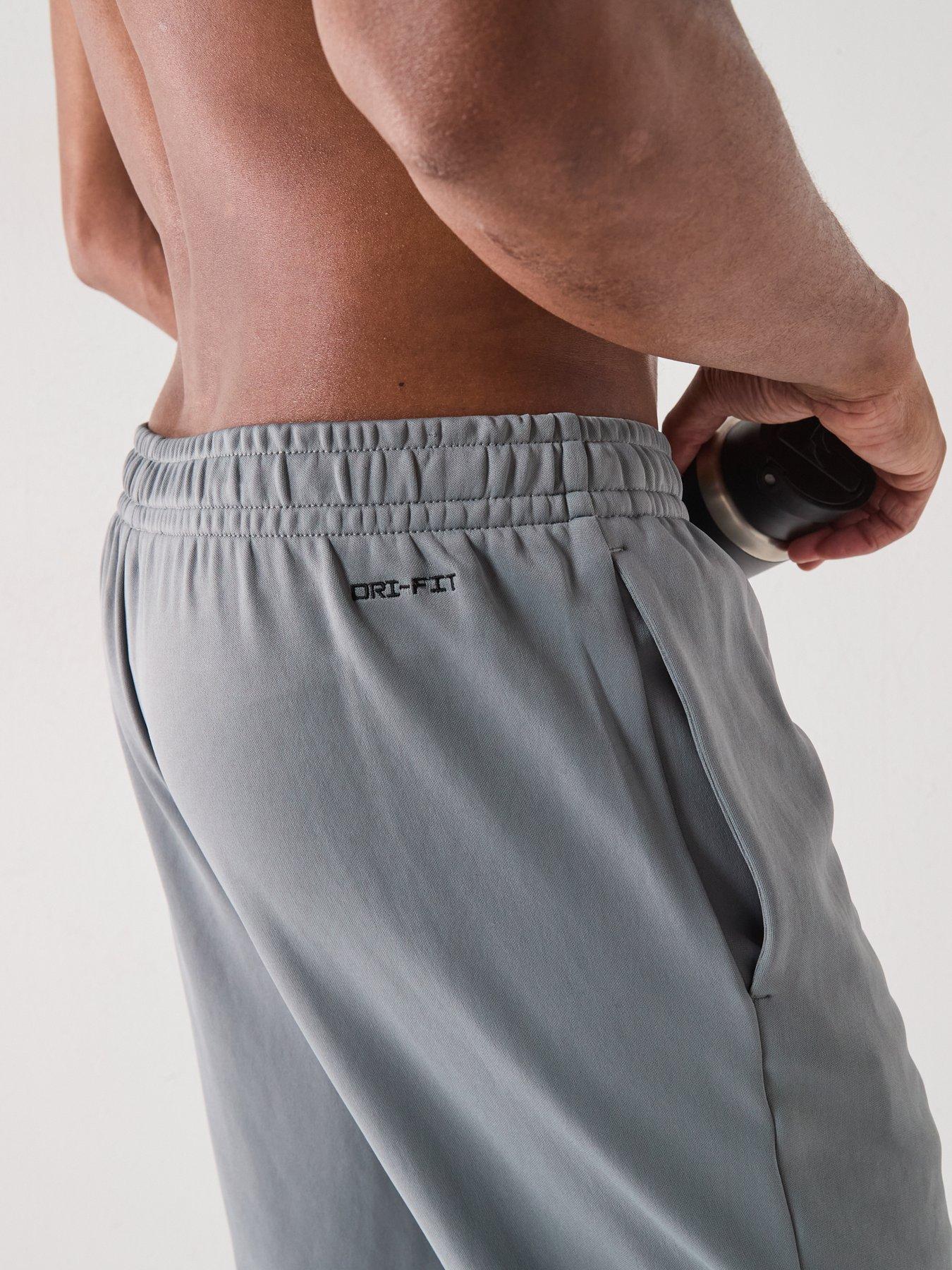 Image 6 of 6 of Nike Mens Training Dri-FIT UV Fleece Jogger Pants - Grey