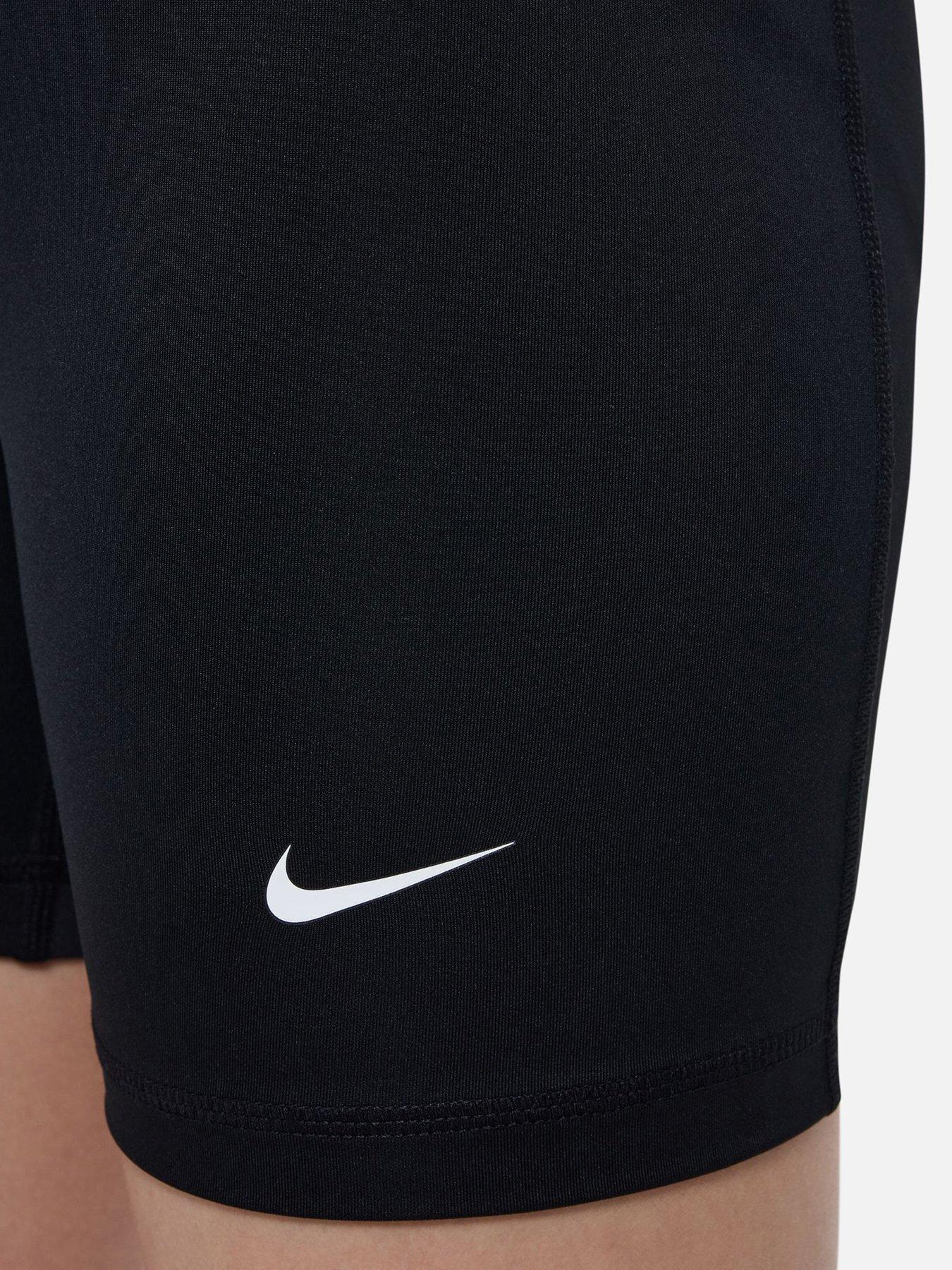 Image 5 of 6 of Nike Junior Girls Training Dri-FIT 5 Inch Shorts - Black
