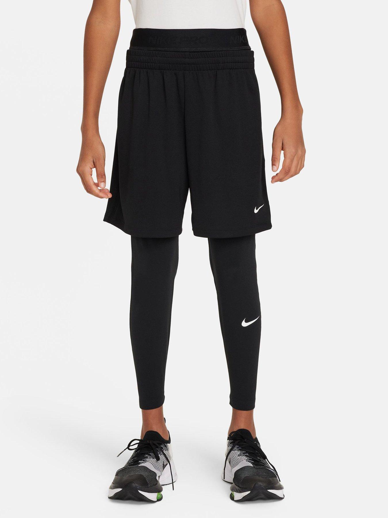 Nike Junior Boys Training Tights - Black