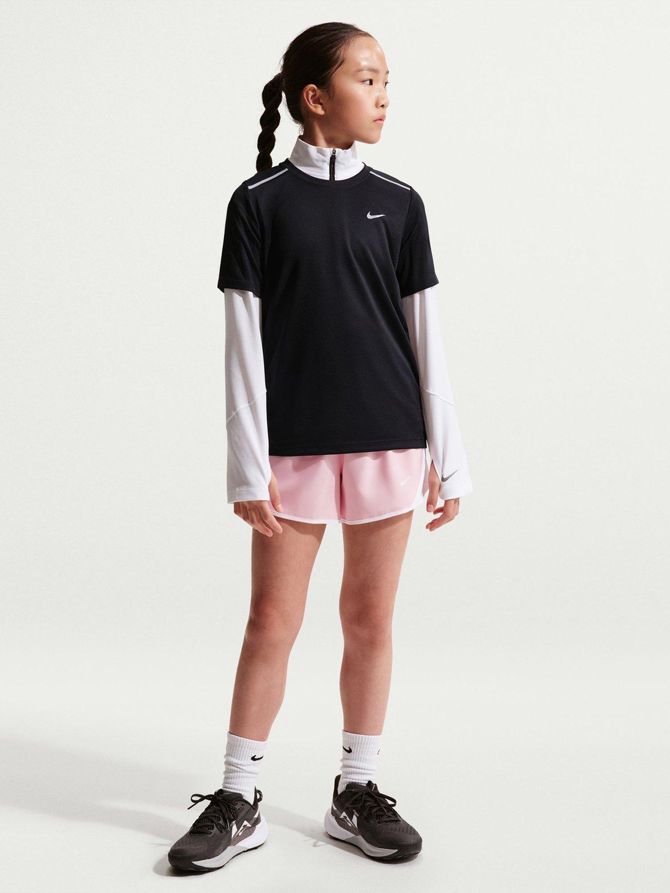 Image 3 of 7 of Nike Boys Junior Dri-FIT Short Sleeve Top - Black