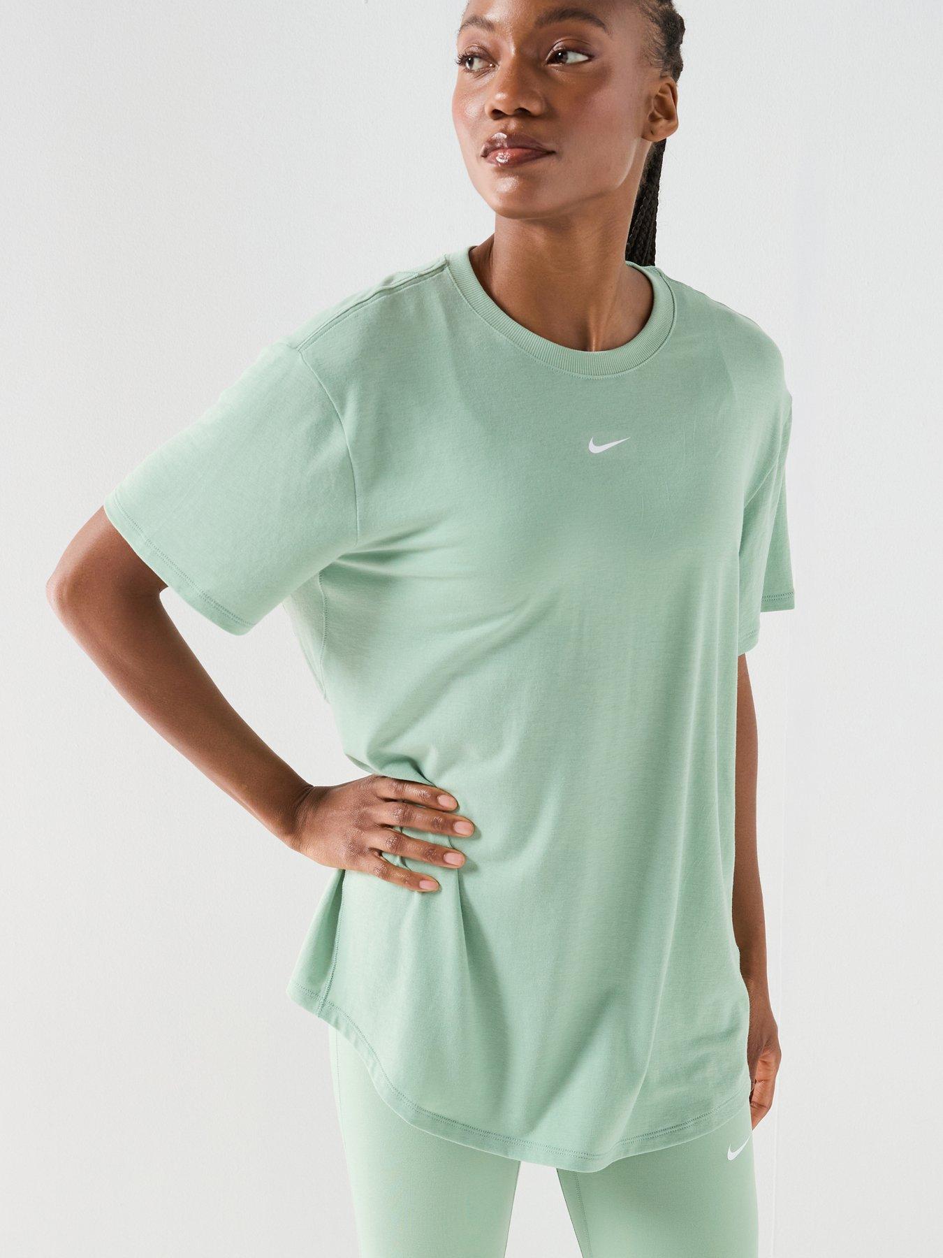 Nike Womens Training One Relaxed Dri-Fit T-Shirt - Green