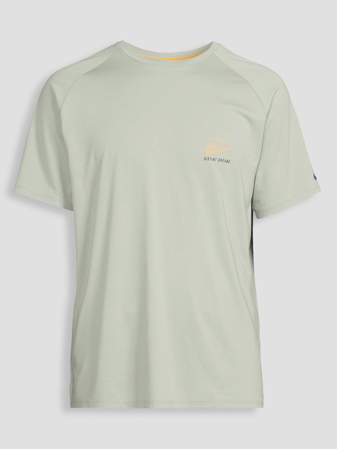 Image 7 of 7 of Nike Mens Running Stride Dri-FIT ADV Short Sleeve Top - Green