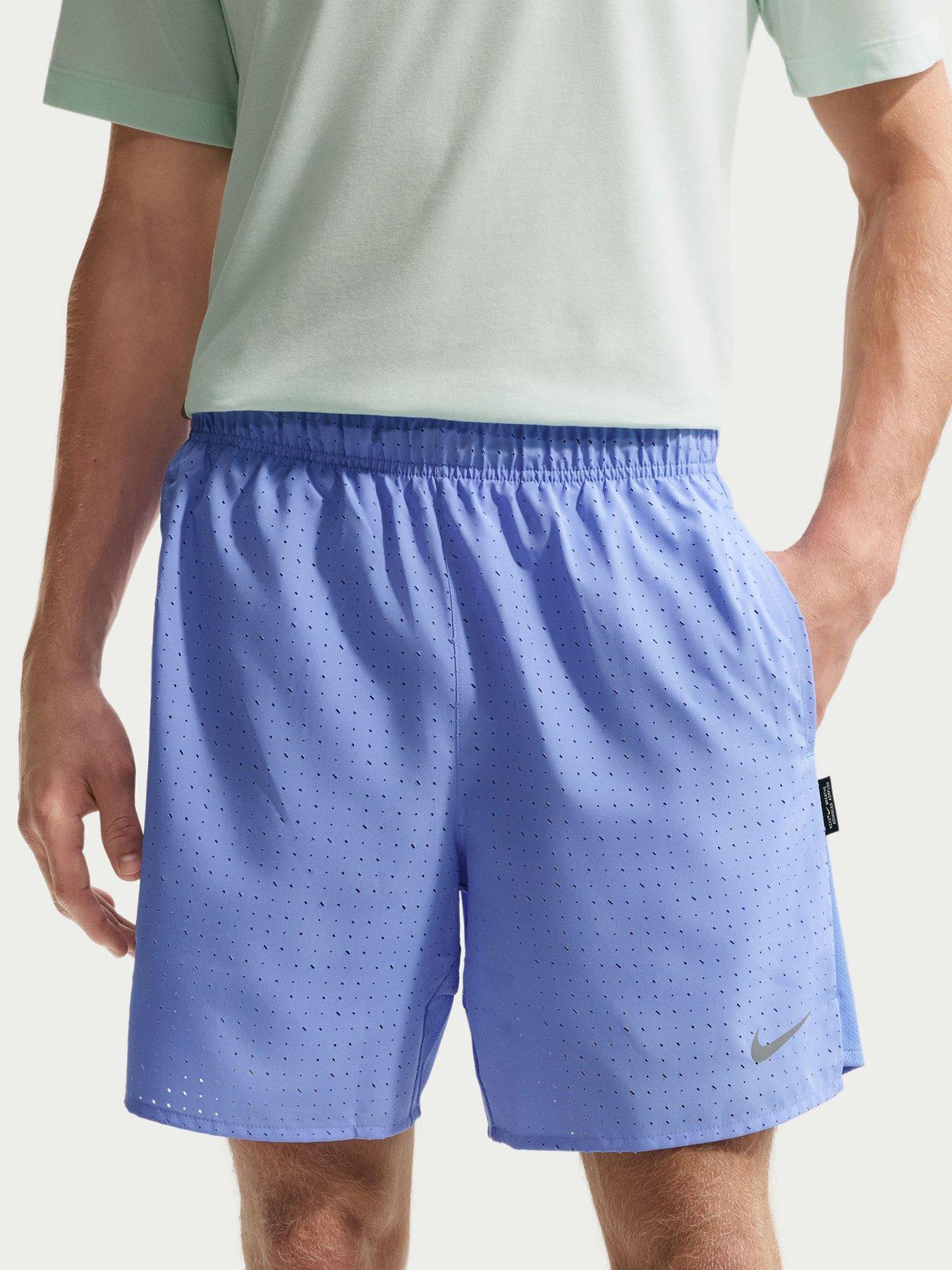 Nike Mens Running Challenger Dri-FIT 7 Inch 2 In 1 Shorts - Blue
