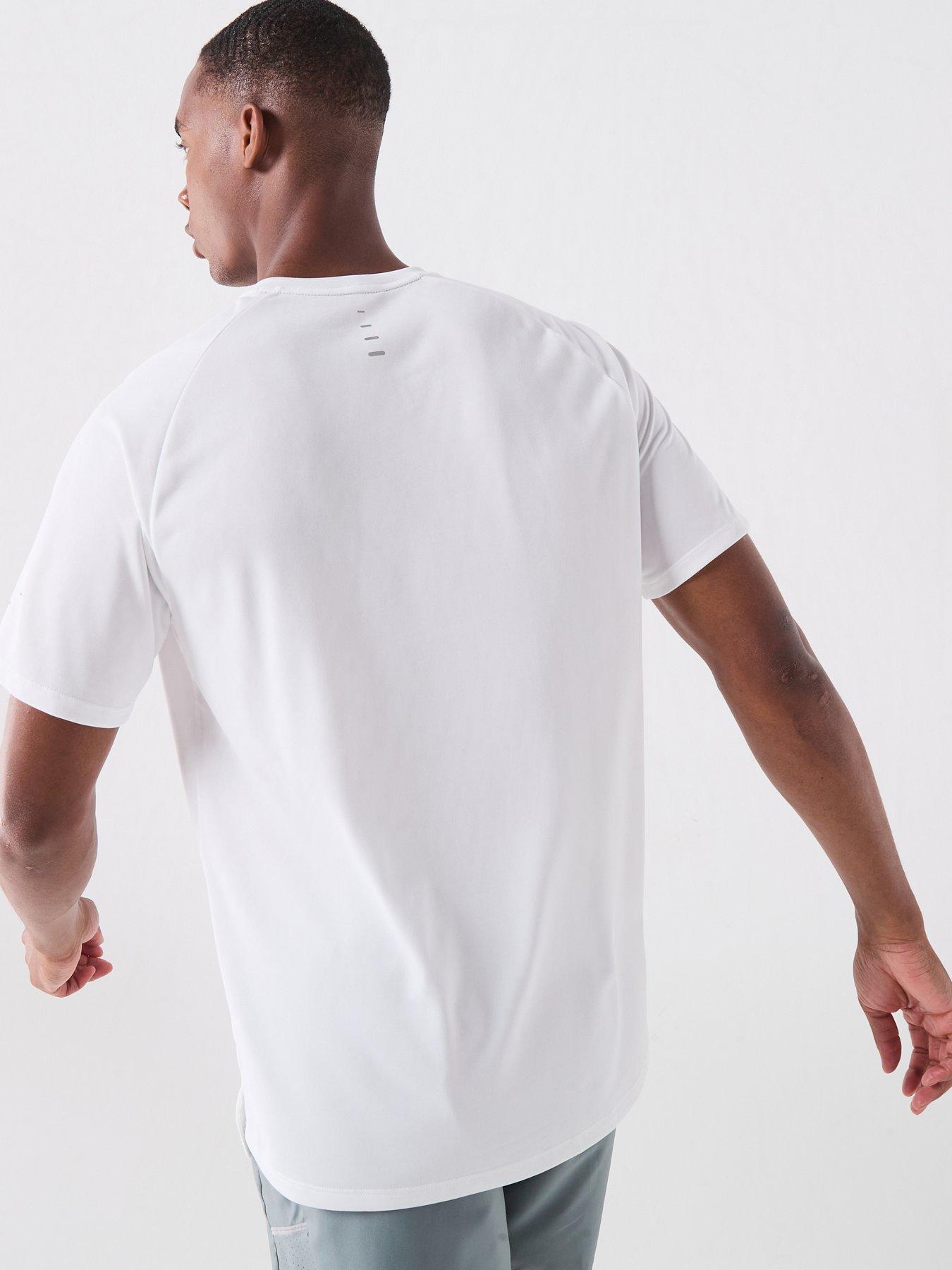 Image 2 of 6 of Nike Mens Running Stride Dri-FIT ADV Short Sleeve Top - White