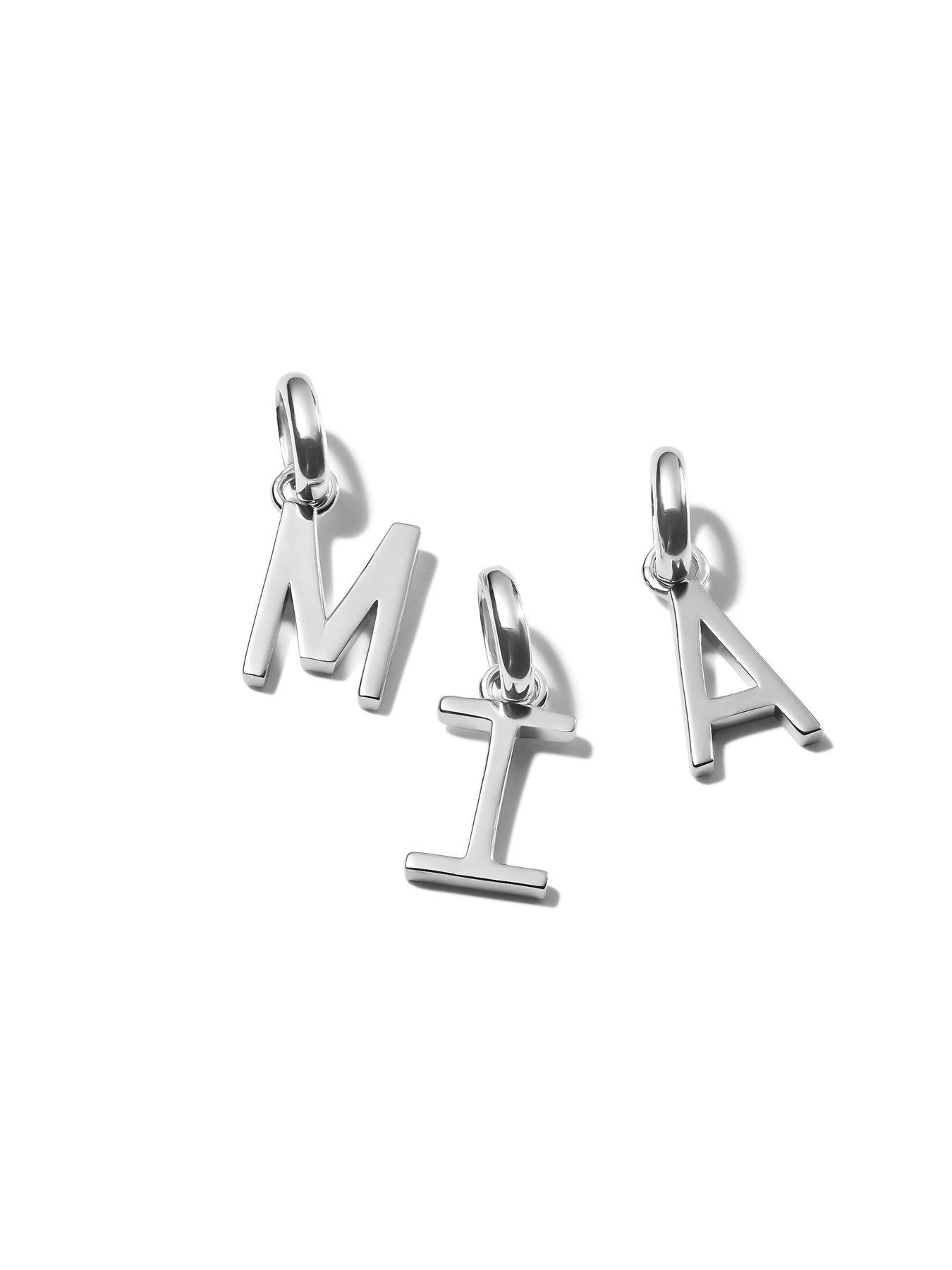 Image 3 of 7 of Thomas Sabo Charm Connect Alphabet pendant silver