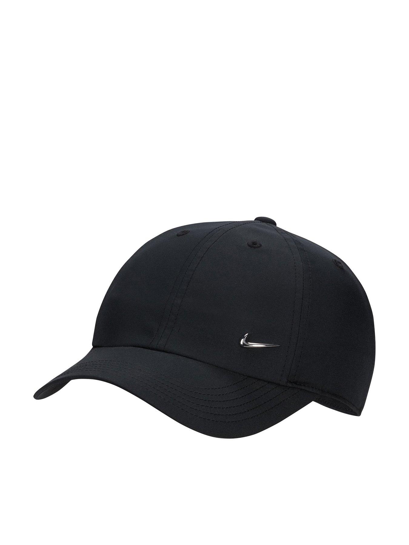 Nike Unisex Kids Unstructured Metal Swoosh Cap - Black