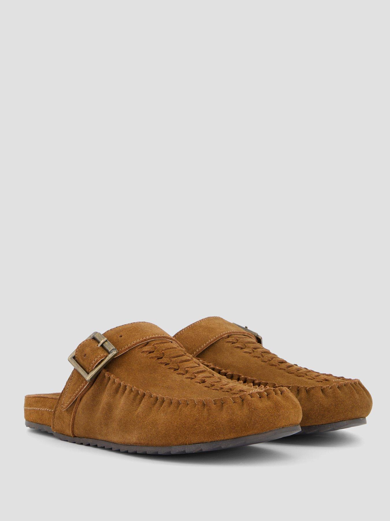 Image 6 of 7 of The Very Collection Real Suede Mule Shoe - Brown