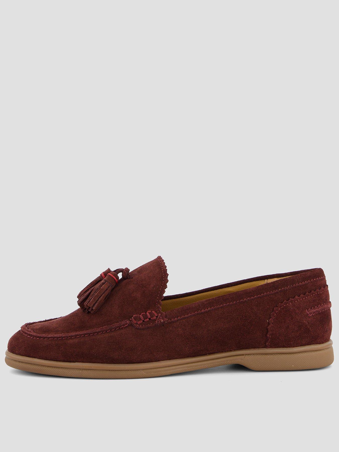 Image 1 of 7 of The Very Collection Real Suede Loafer - Brown