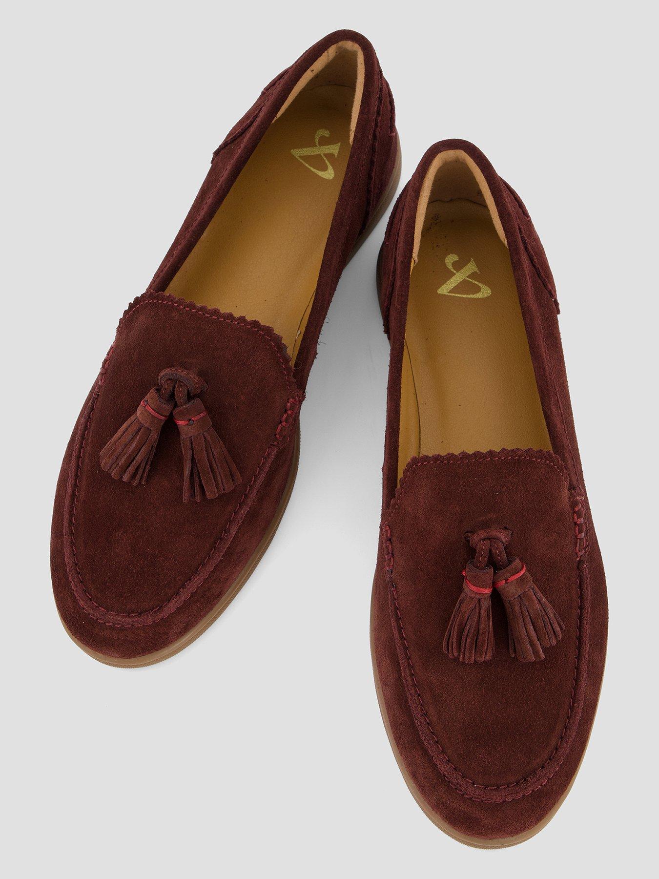 Image 3 of 7 of The Very Collection Real Suede Loafer - Brown