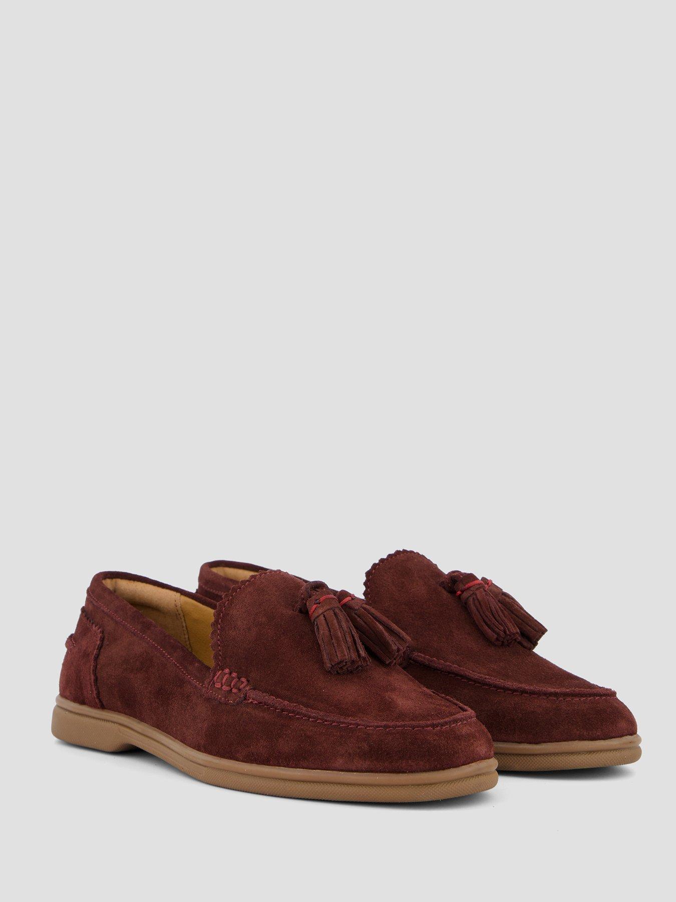 Image 6 of 7 of The Very Collection Real Suede Loafer - Brown