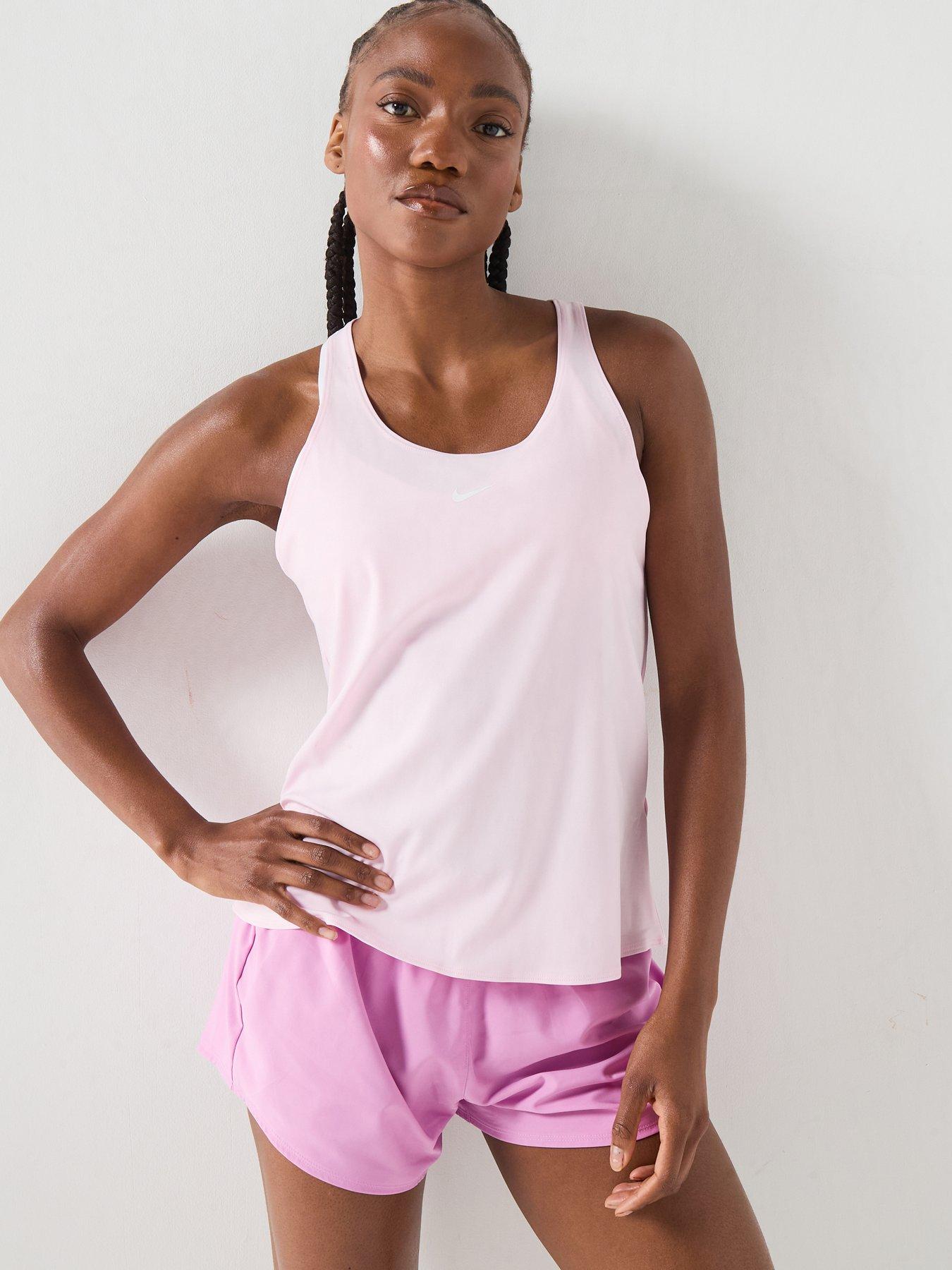 Nike Womens Training Pro Dri-Fit Elastika Tank - Pink