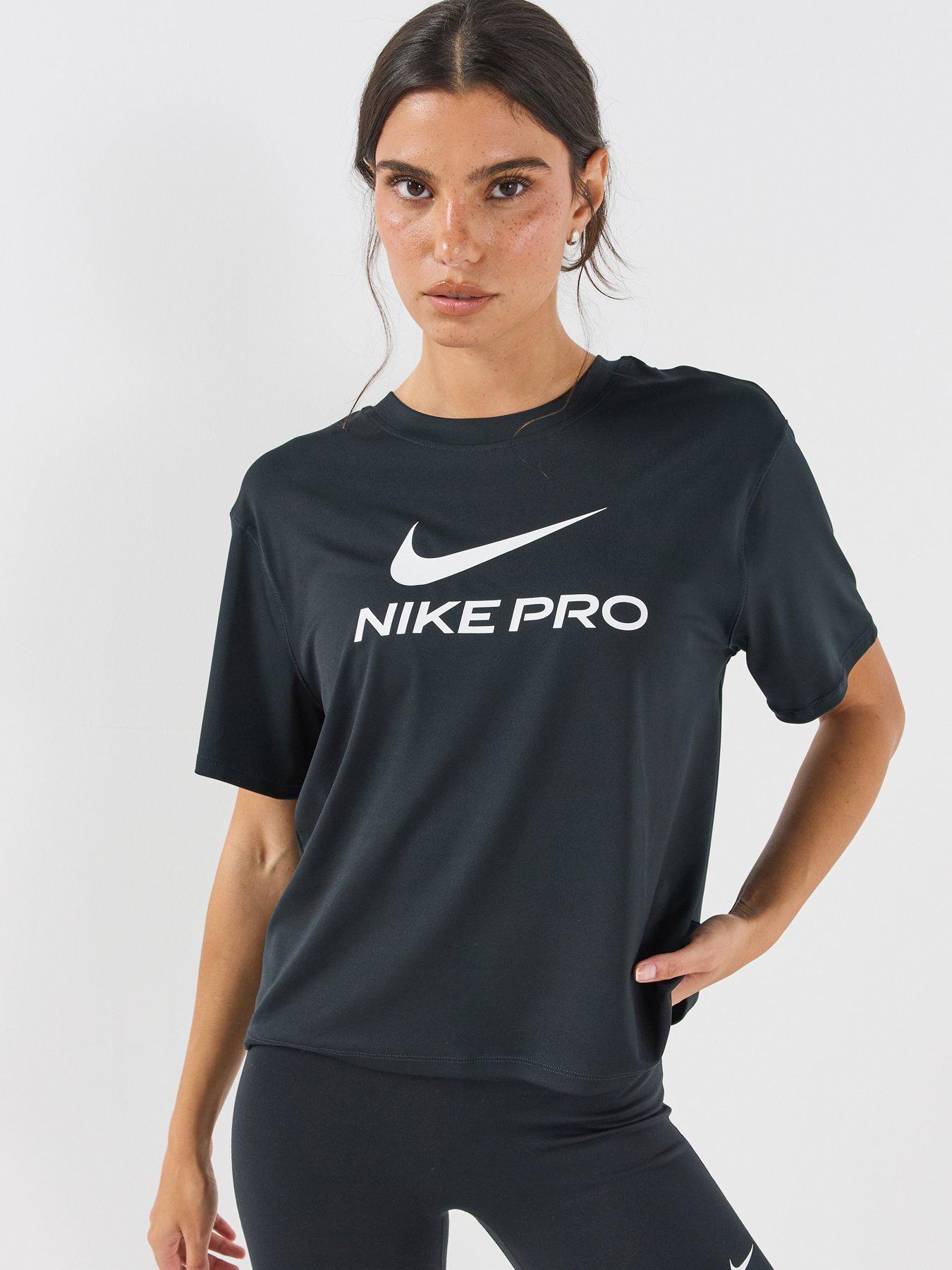 Nike - Women - Pro Loose T-Shirt - XS - Black - Image 3