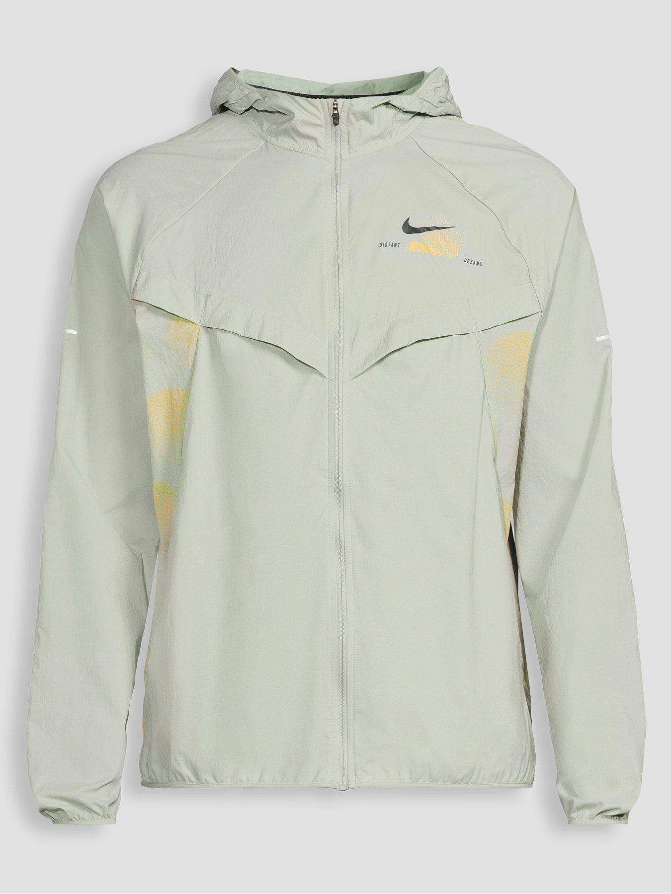 Image 7 of 7 of Nike Mens Running UV Repel Jacket - Green