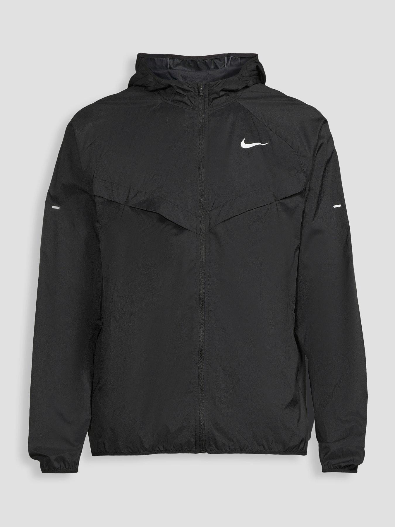 Image 7 of 7 of Nike Mens Repel UV Running Jacket - Black