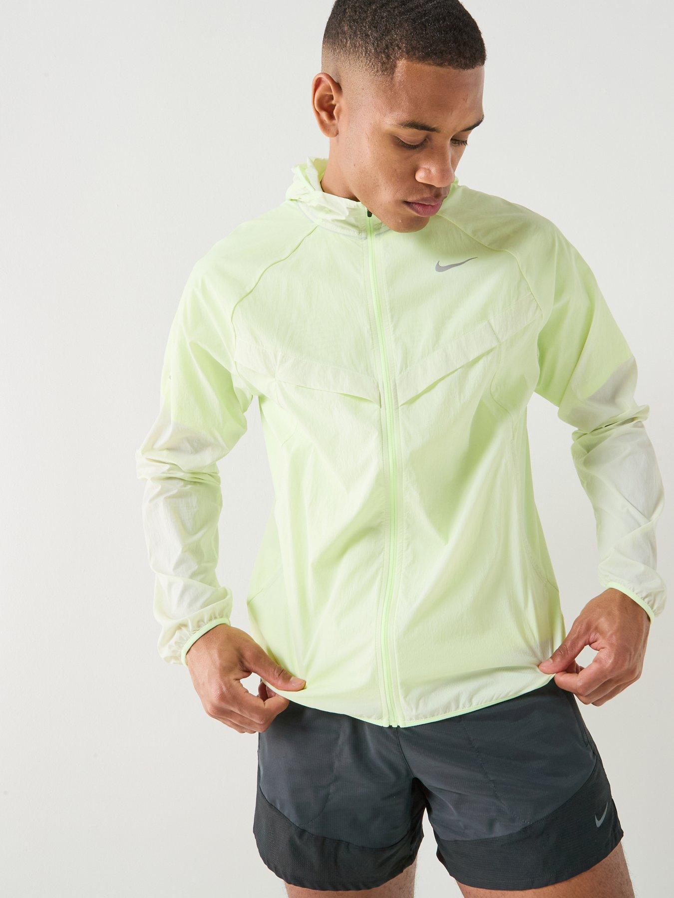 Image 6 of 7 of Nike Mens Running Repel UV Jacket - Yellow