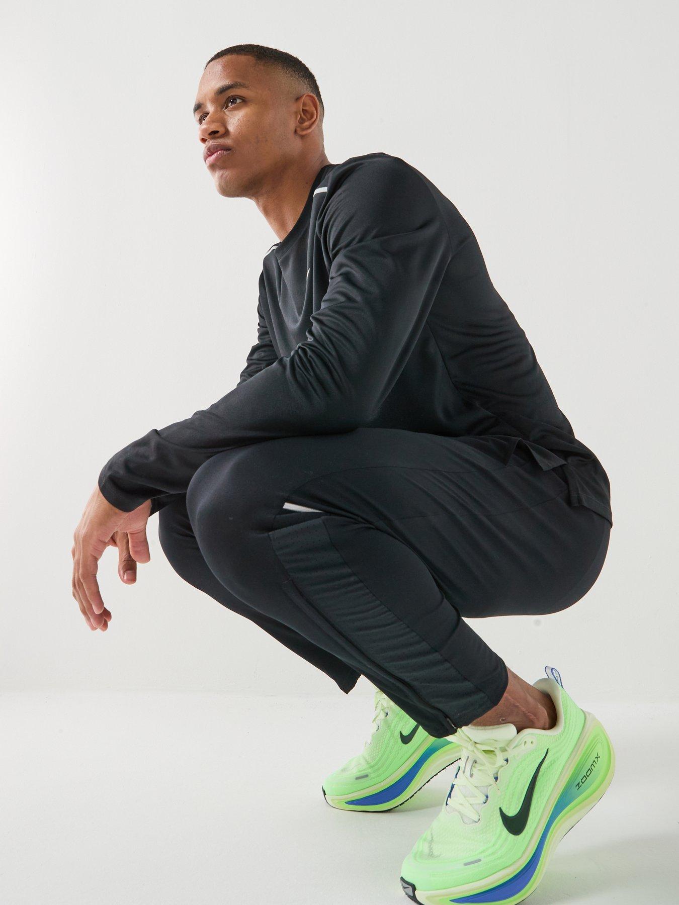 Image 4 of 7 of Nike Mens Running Miler Dri-FIT Pants - Black
