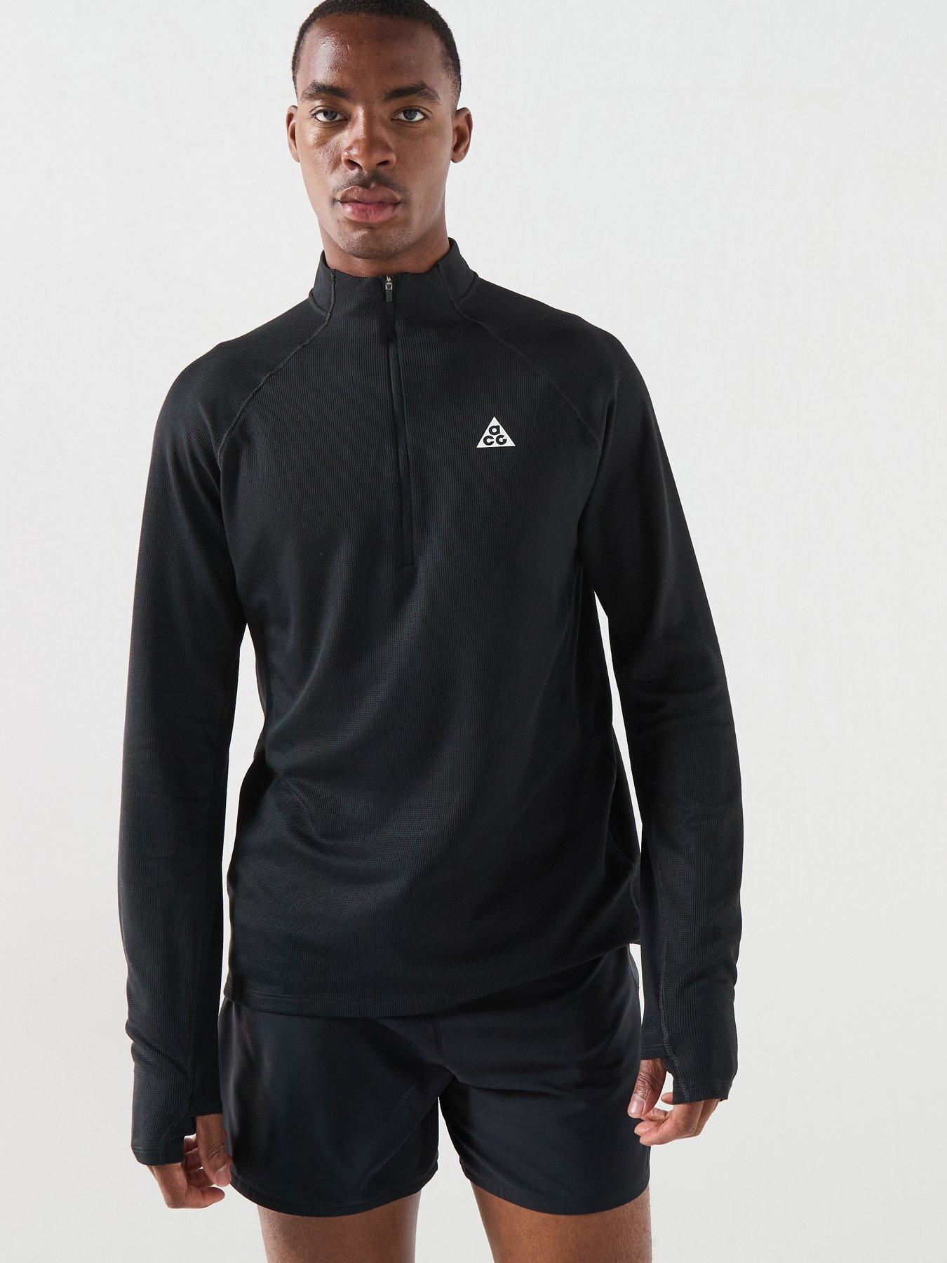 Image 1 of 5 of Nike Mens Running ACG Dri-FIT Mid Layer Half Zip - Black
