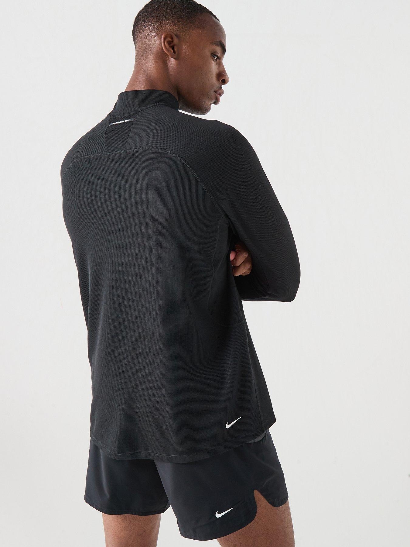 Image 2 of 5 of Nike Mens Running ACG Dri-FIT Mid Layer Half Zip - Black