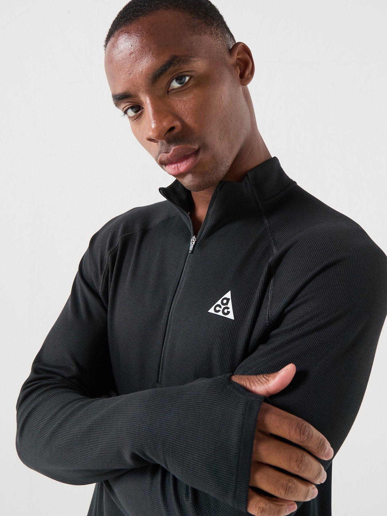 Image 3 of 5 of Nike Mens Running ACG Dri-FIT Mid Layer Half Zip - Black