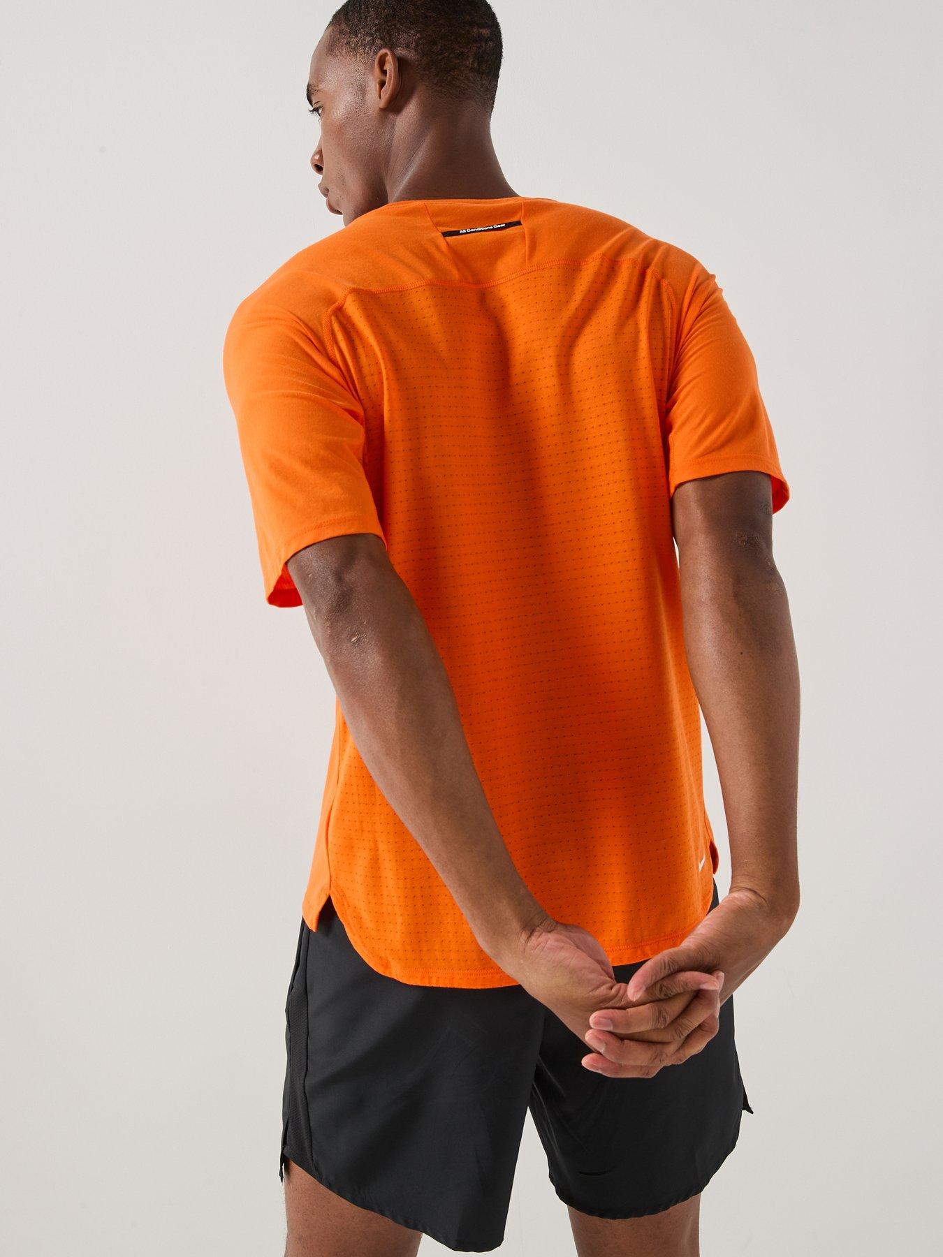 Image 2 of 7 of Nike Mens Running ACG Dri-FIT ADV T-Shirt - Orange
