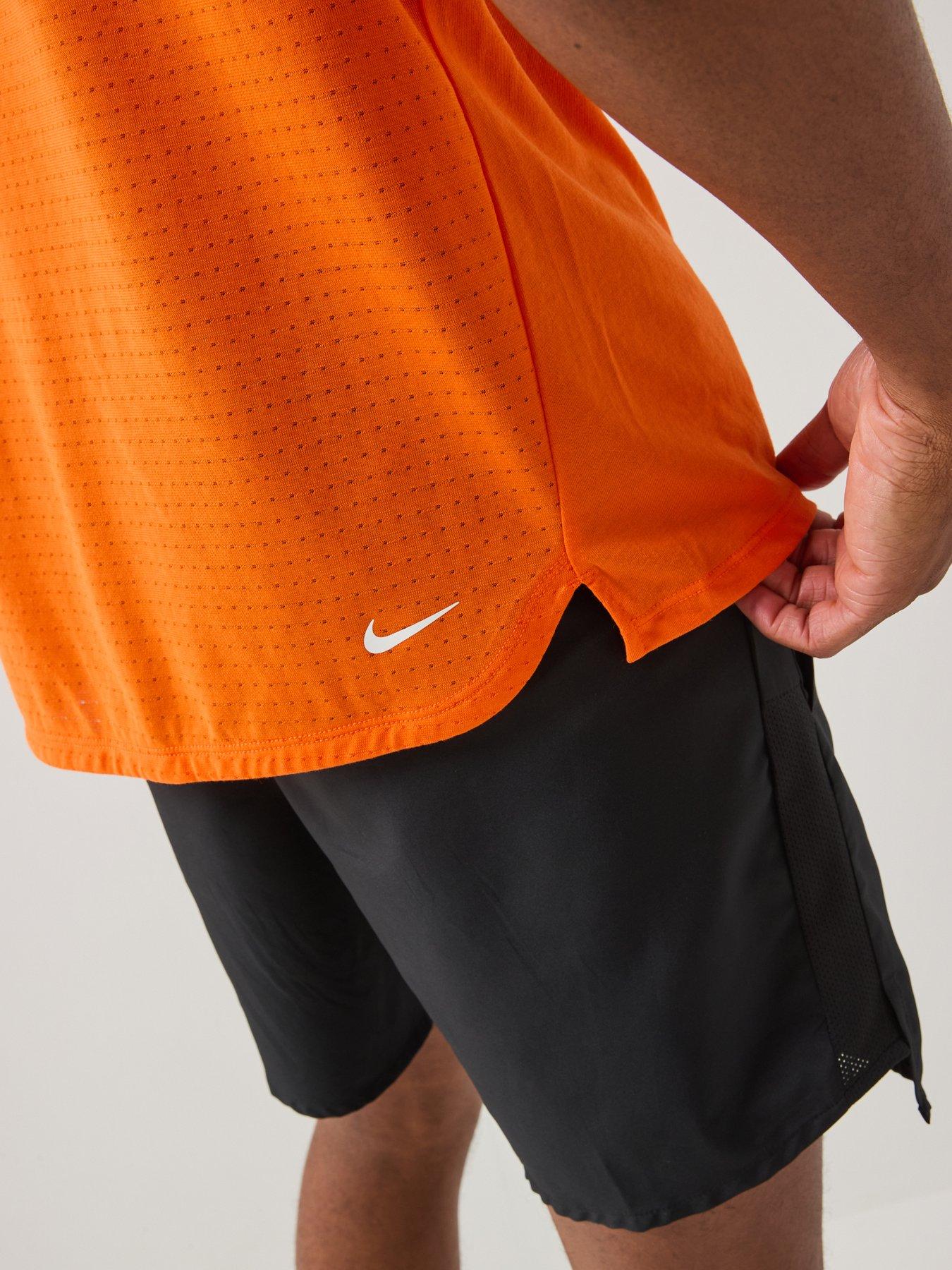 Image 5 of 7 of Nike Mens Running ACG Dri-FIT ADV T-Shirt - Orange