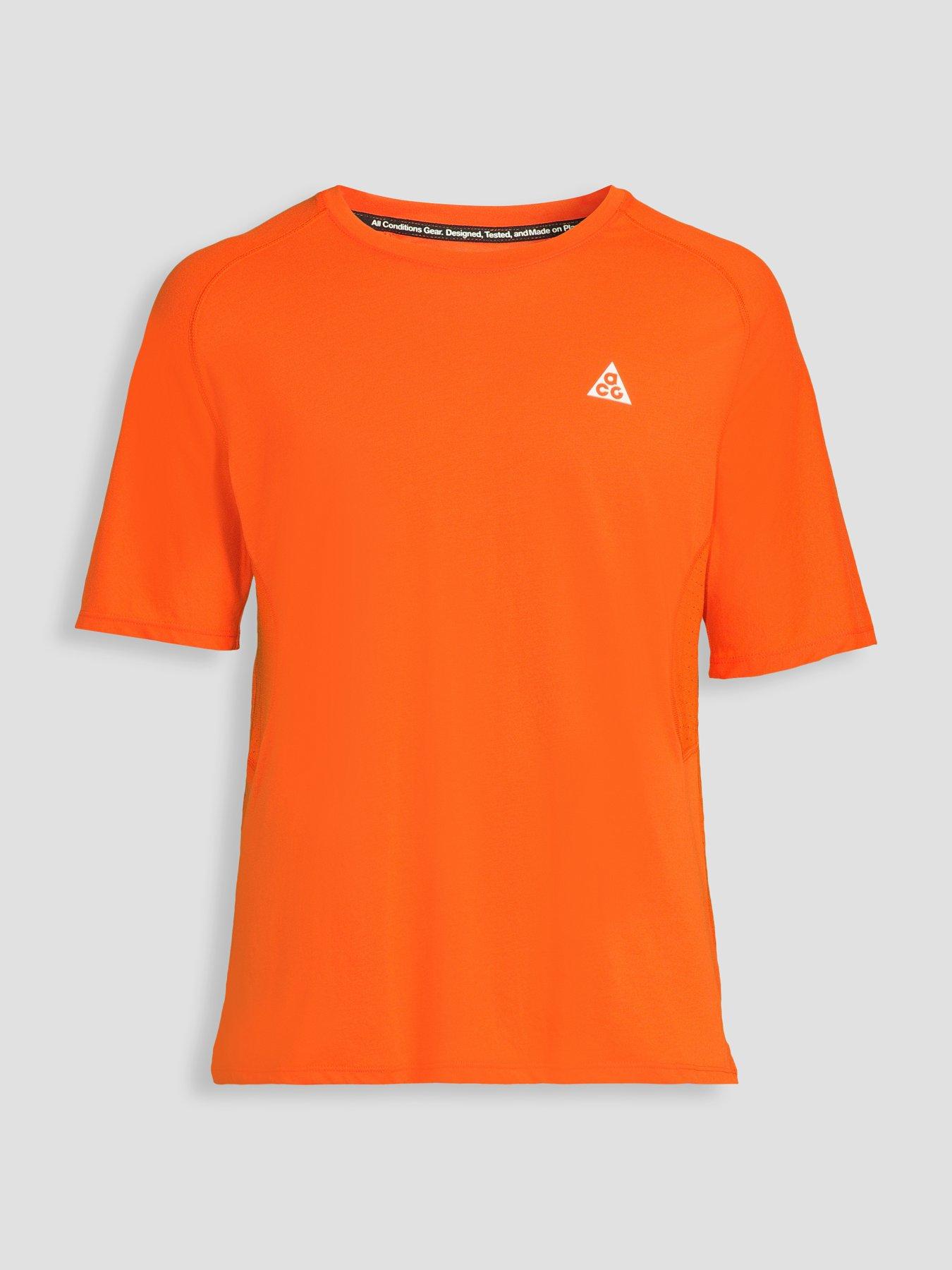 Image 7 of 7 of Nike Mens Running ACG Dri-FIT ADV T-Shirt - Orange