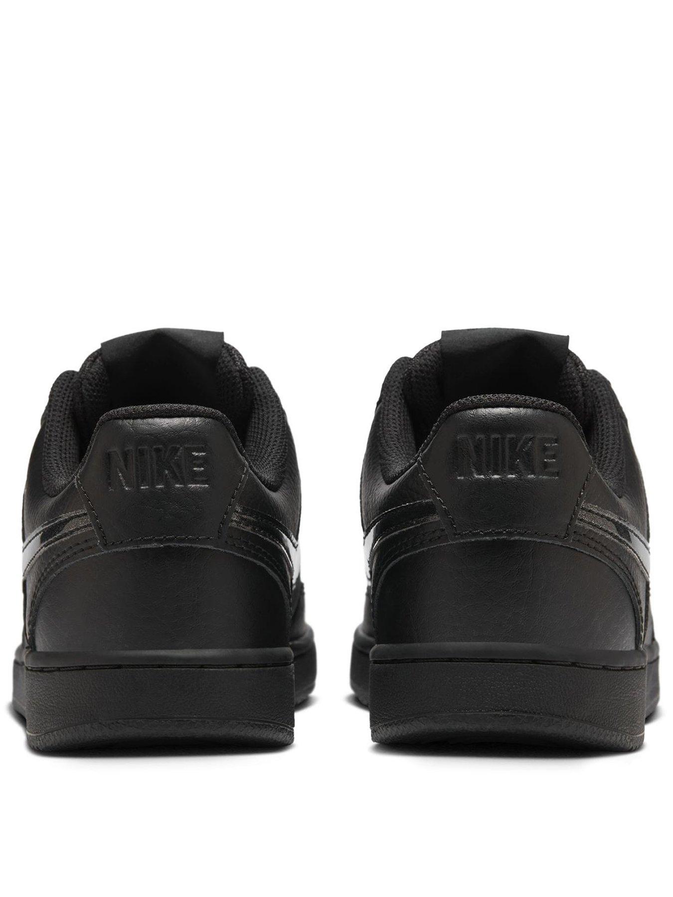 Image 3 of 8 of Nike Women's Court Vision Low Trainers - Black