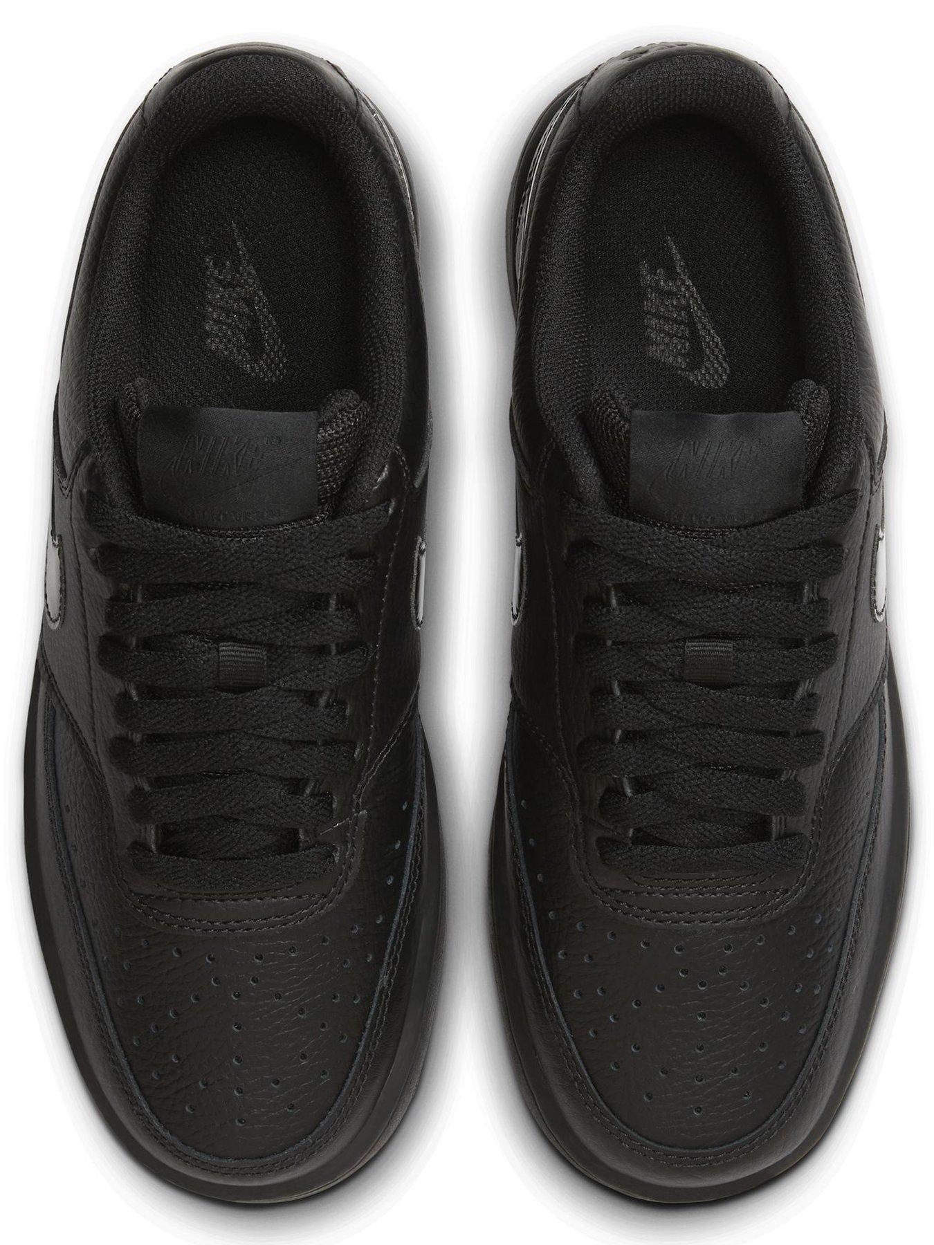 Image 4 of 8 of Nike Women's Court Vision Low Trainers - Black
