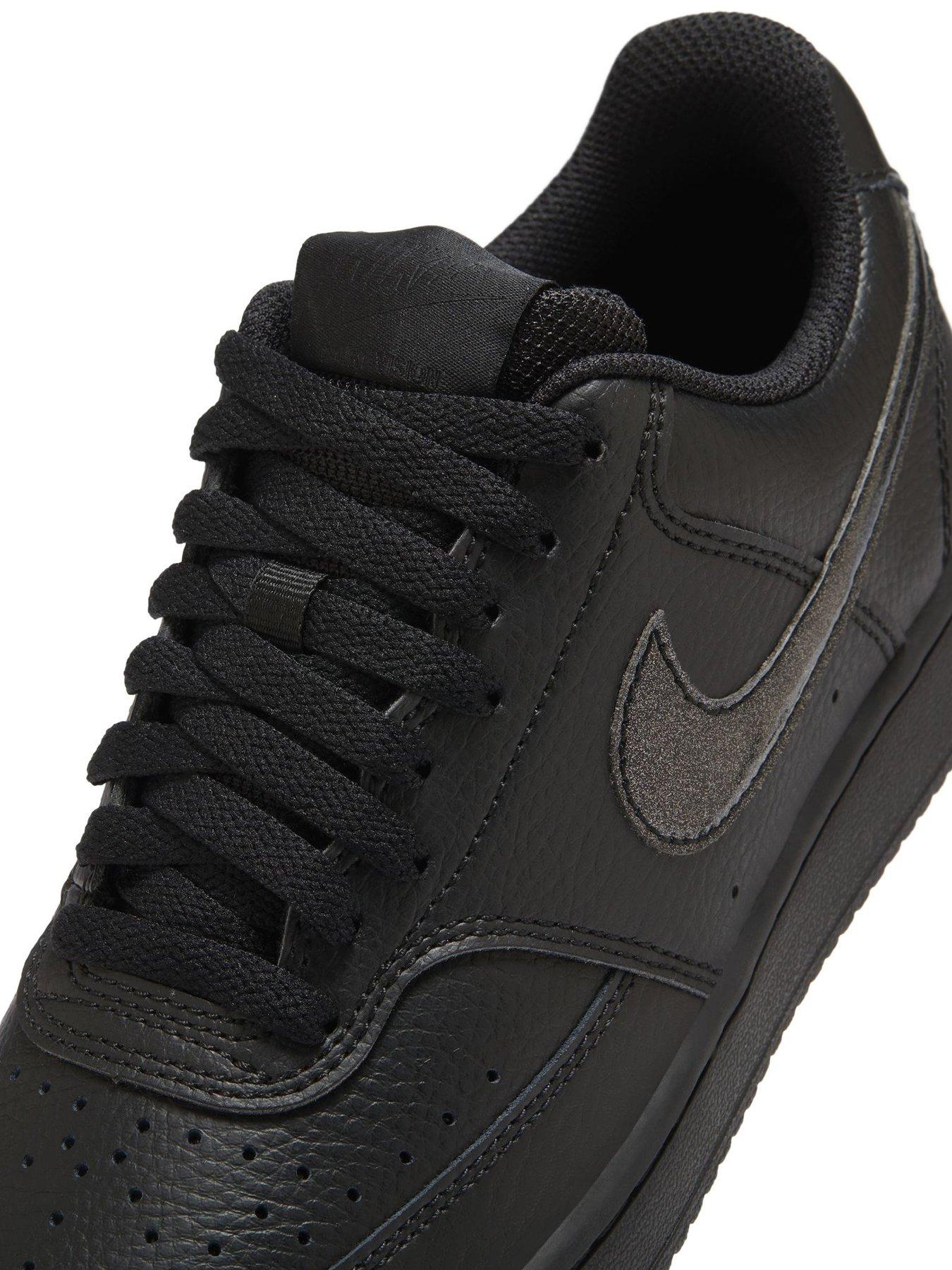 Image 6 of 8 of Nike Women's Court Vision Low Trainers - Black