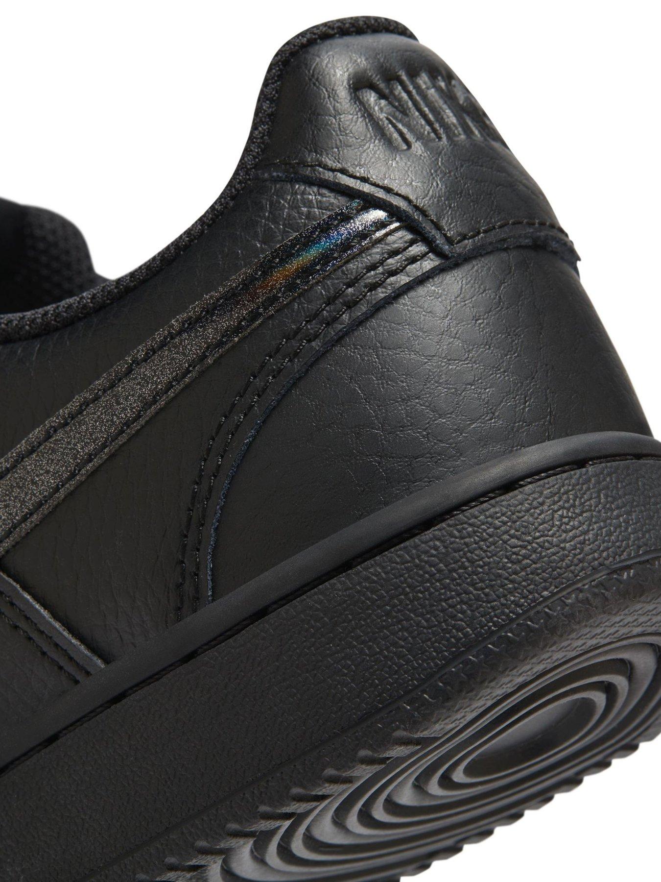 Image 7 of 8 of Nike Women's Court Vision Low Trainers - Black