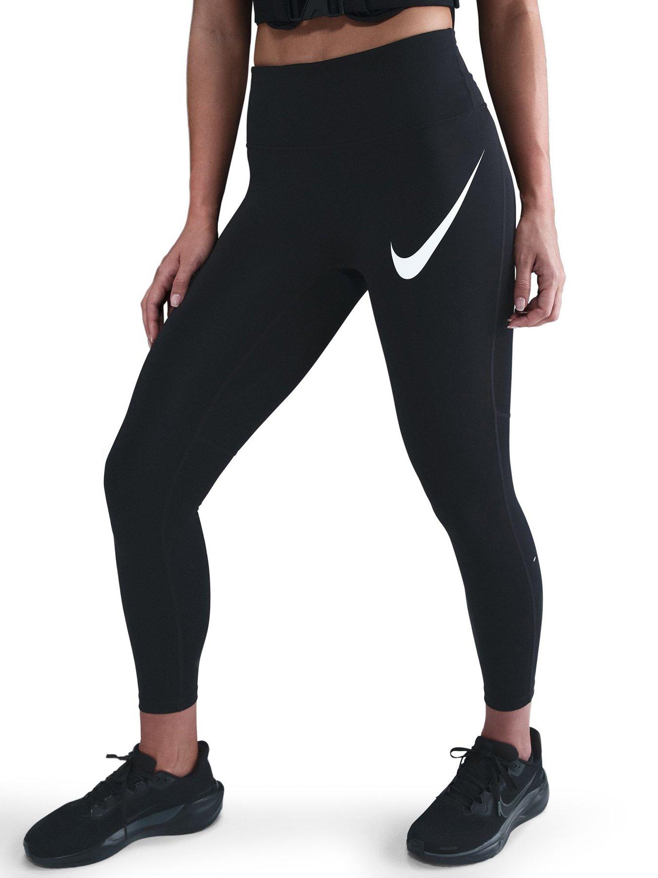 Image 1 of 6 of Nike Womens Running High Waisted 7/8 Leggings - Black