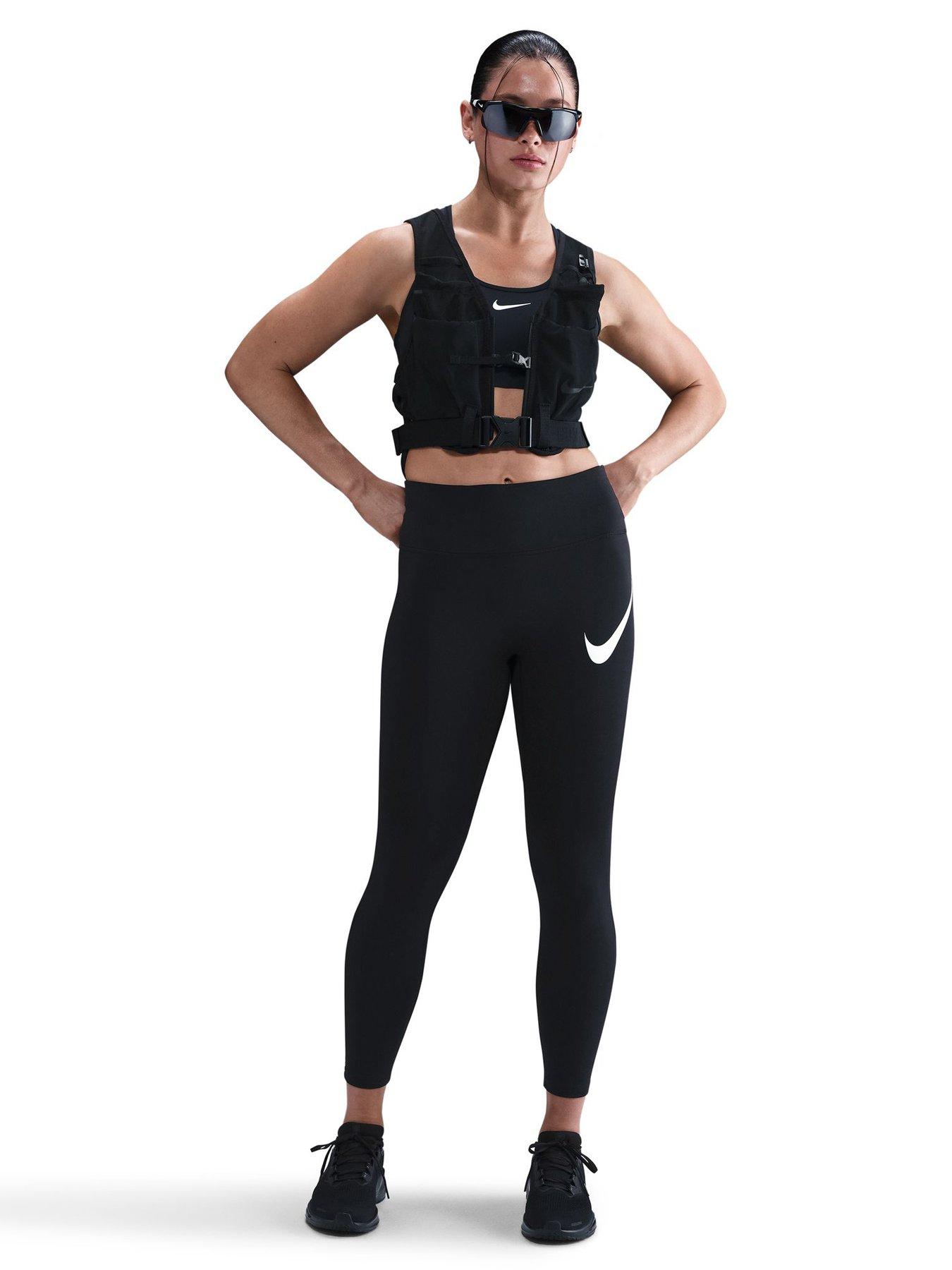 Image 3 of 6 of Nike Womens Running High Waisted 7/8 Leggings - Black