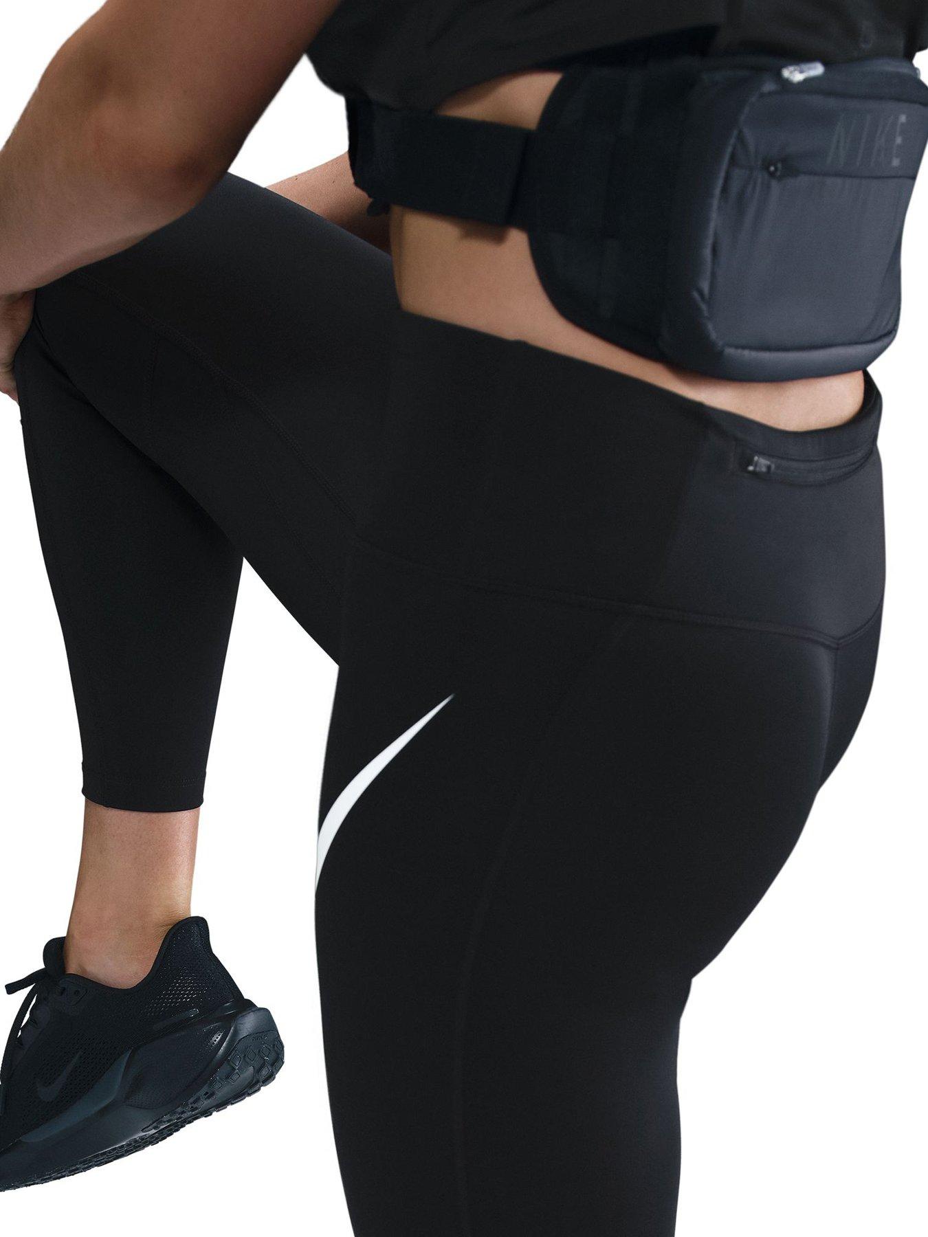 Image 4 of 6 of Nike Womens Running High Waisted 7/8 Leggings - Black